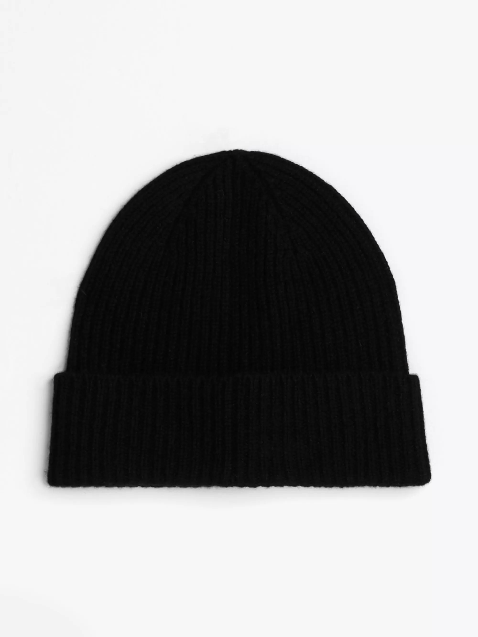 Mutsen | Mutsen & Sjaals*Tommy Hilfiger Ribgebreide Beanie Van Zuiver Kasjmier BLACK