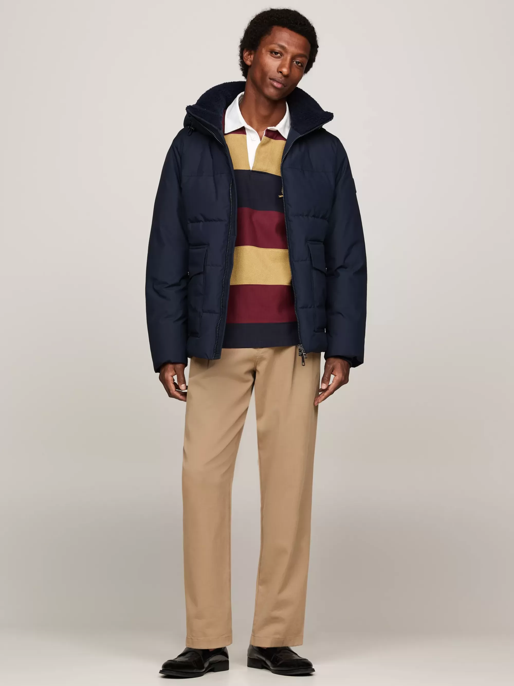 Jassen & Jacks*Tommy Hilfiger Rockie Waterafstotend Gewatteerd Jack DESERT SKY