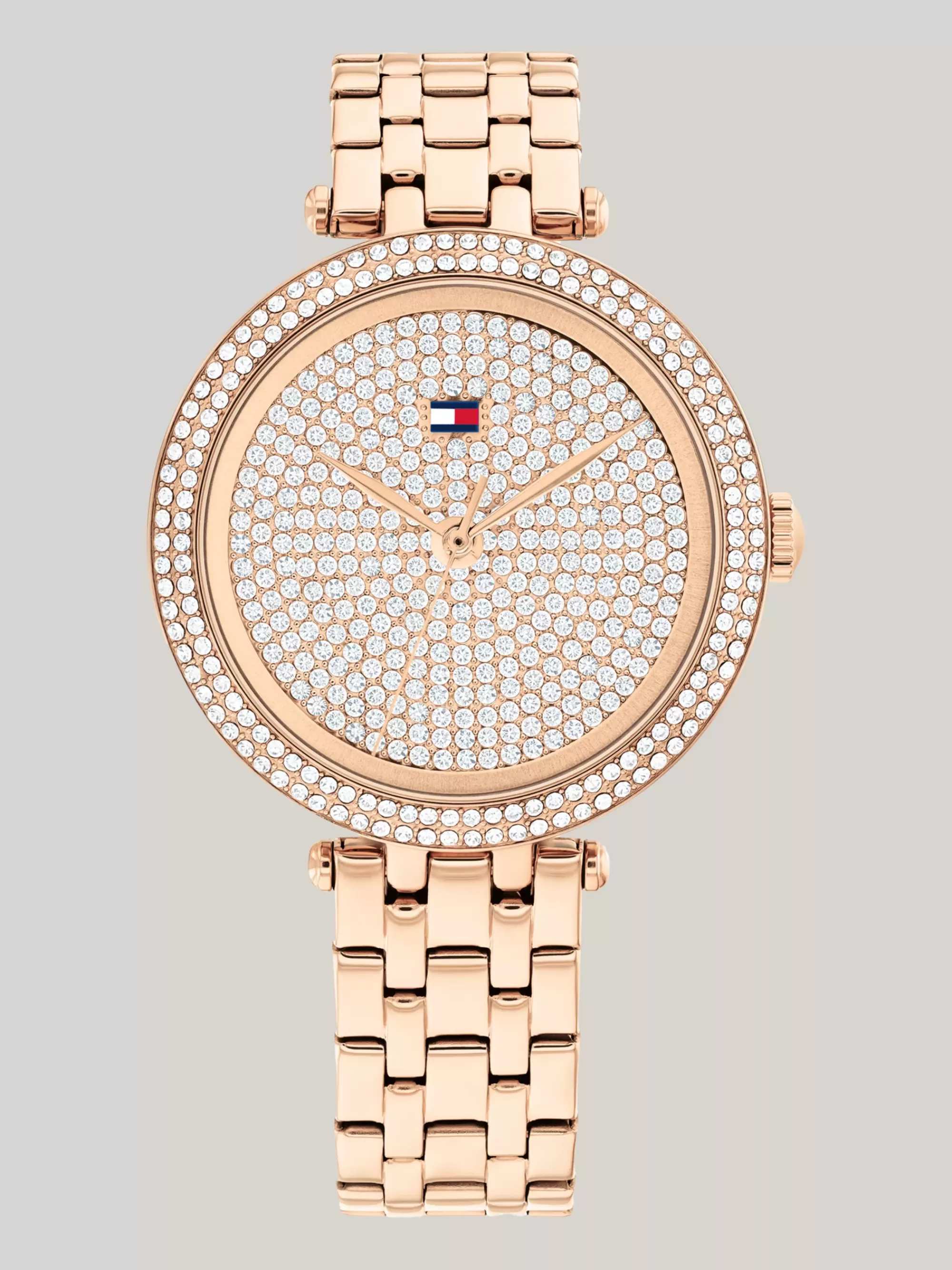 Horloges*Tommy Hilfiger Roestvrijstalen Horloge Met Keramische Bezel ROSE GOLD