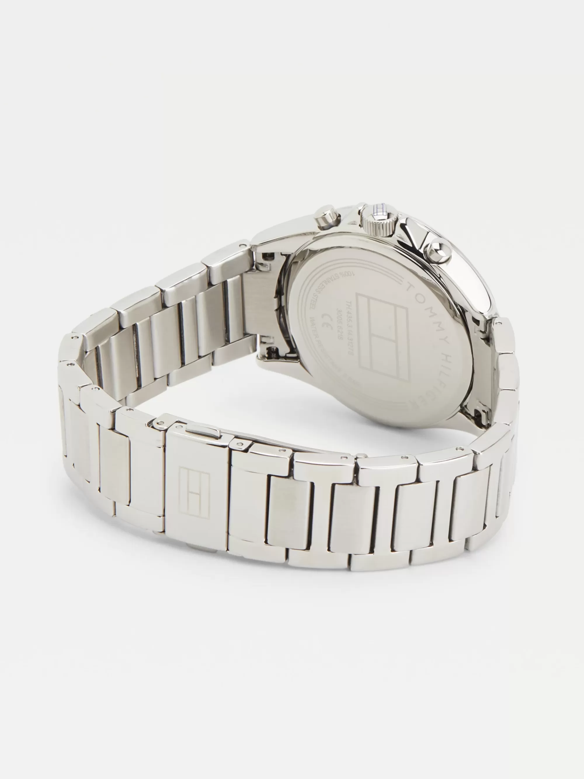 Horloges*Tommy Hilfiger Roestvrijstalen Horloge Met Kristallen SILVER