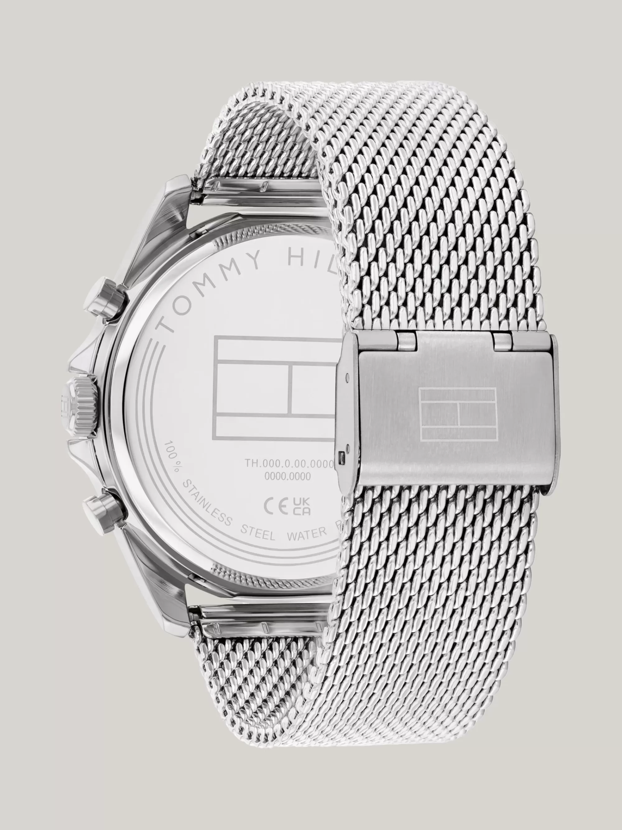 Horloges*Tommy Hilfiger Roestvrijstalen Horloge Met Schakelband SILVER