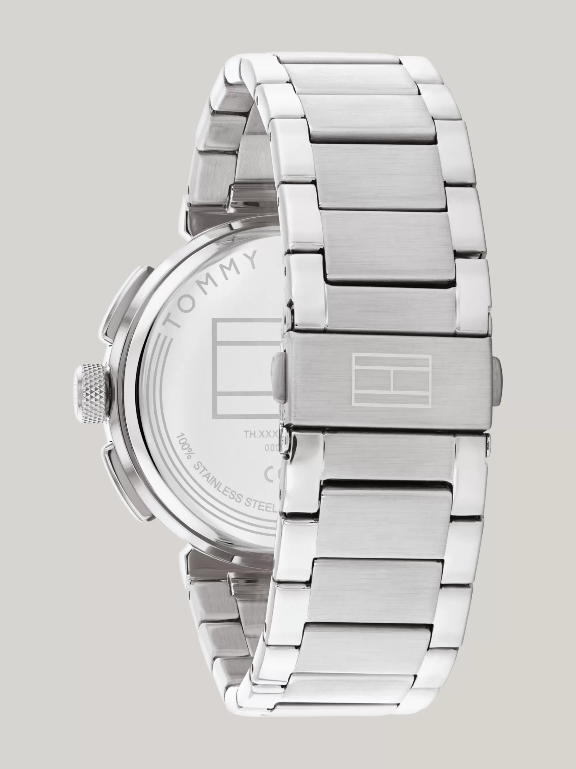 Horloges*Tommy Hilfiger Roestvrijstalen Horloge Met Schakelband SILVER