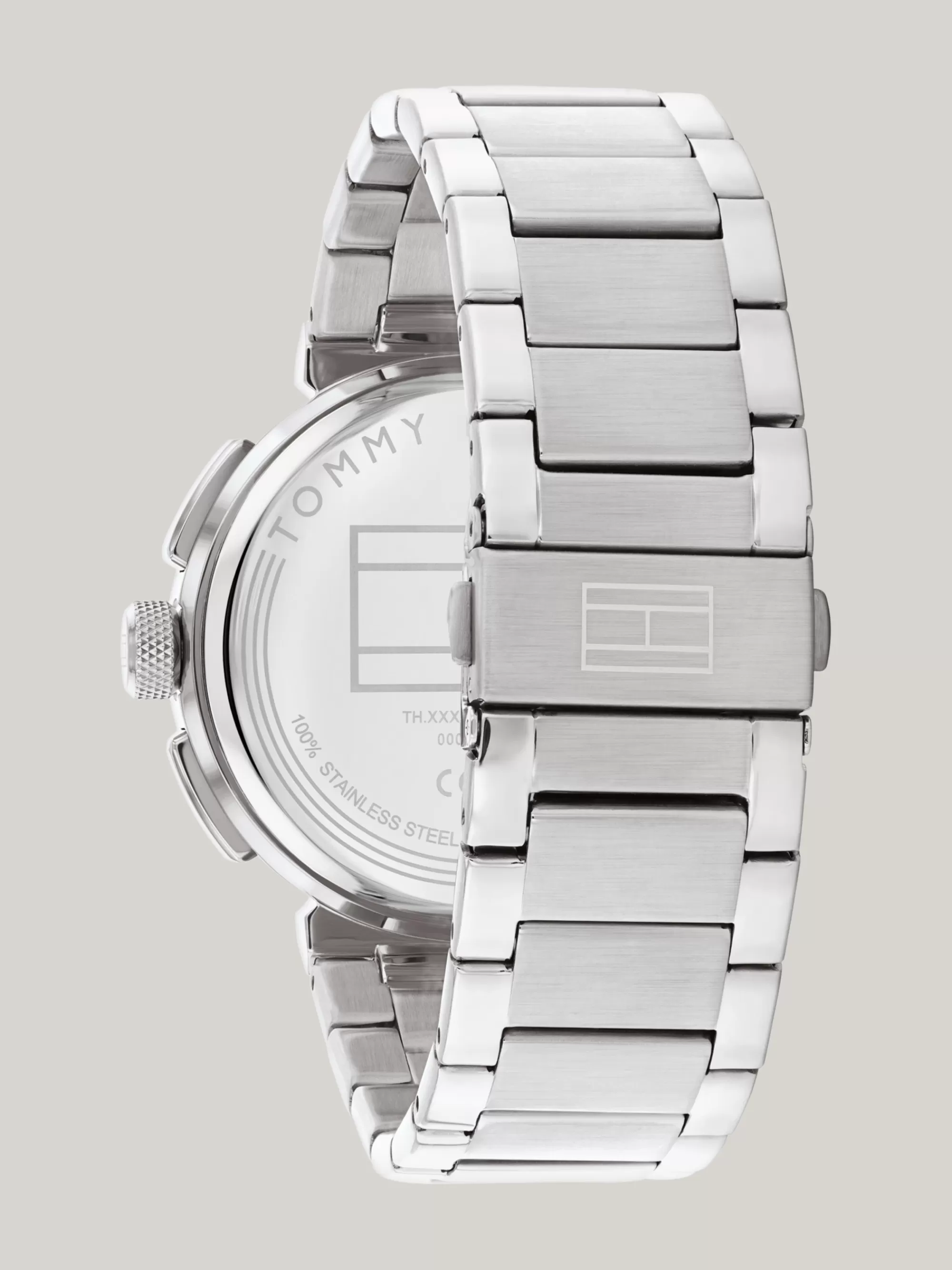 Horloges*Tommy Hilfiger Roestvrijstalen Horloge Met Schakelband SILVER