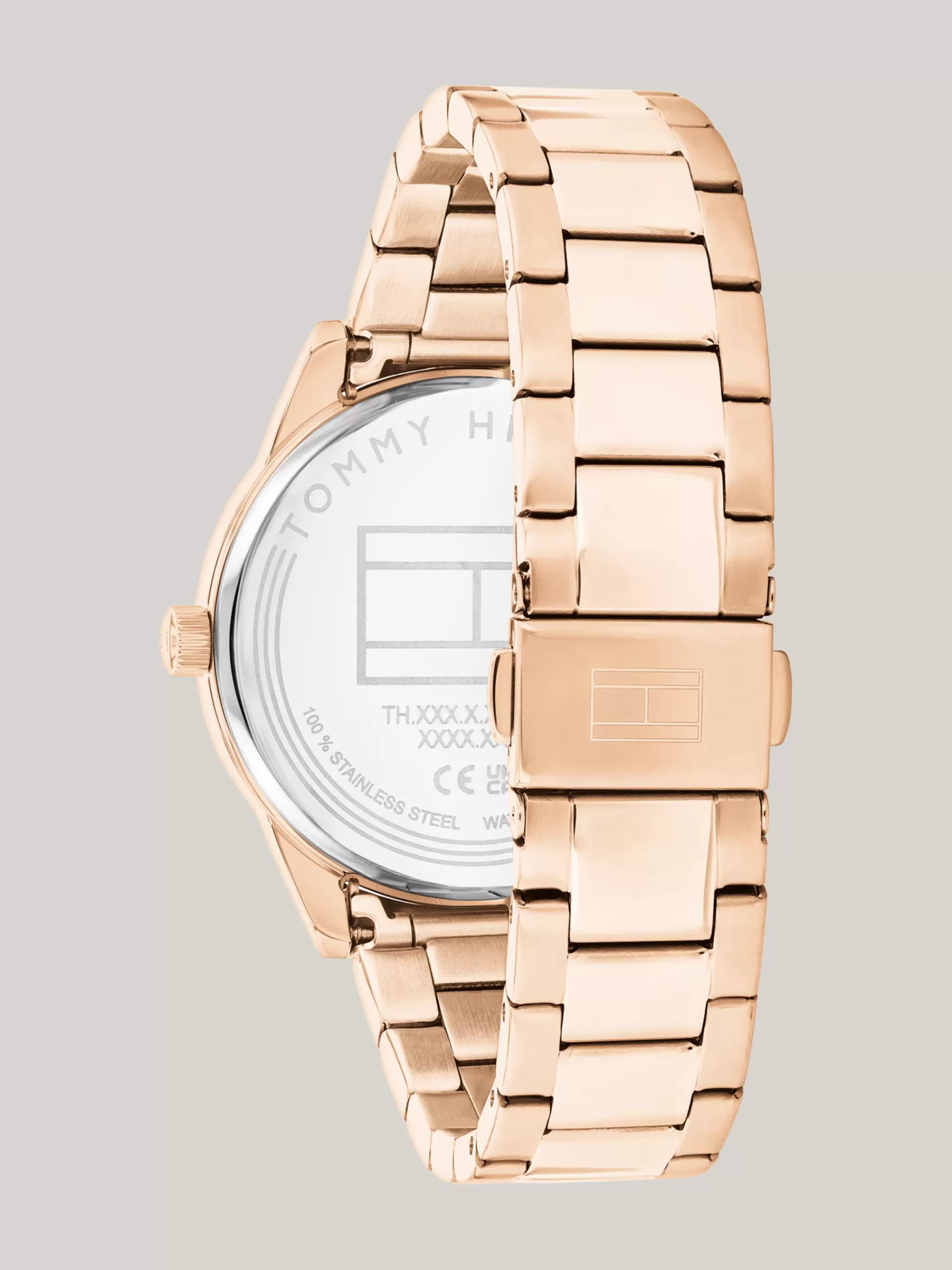 Horloges*Tommy Hilfiger Roestvrijstalen Horloge Met Schuifsluiting ROSE GOLD