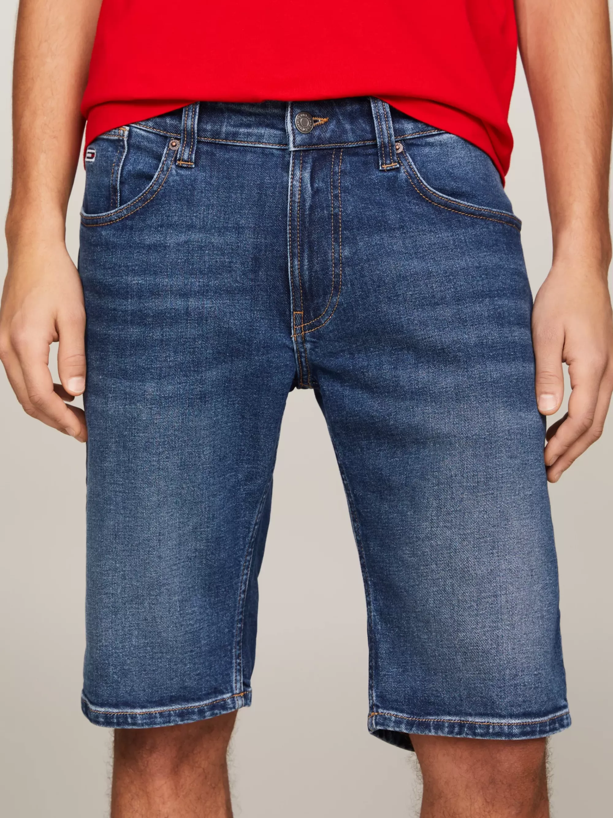 Korte Broeken*Tommy Hilfiger Ronnie Denim Short DENIM DARK