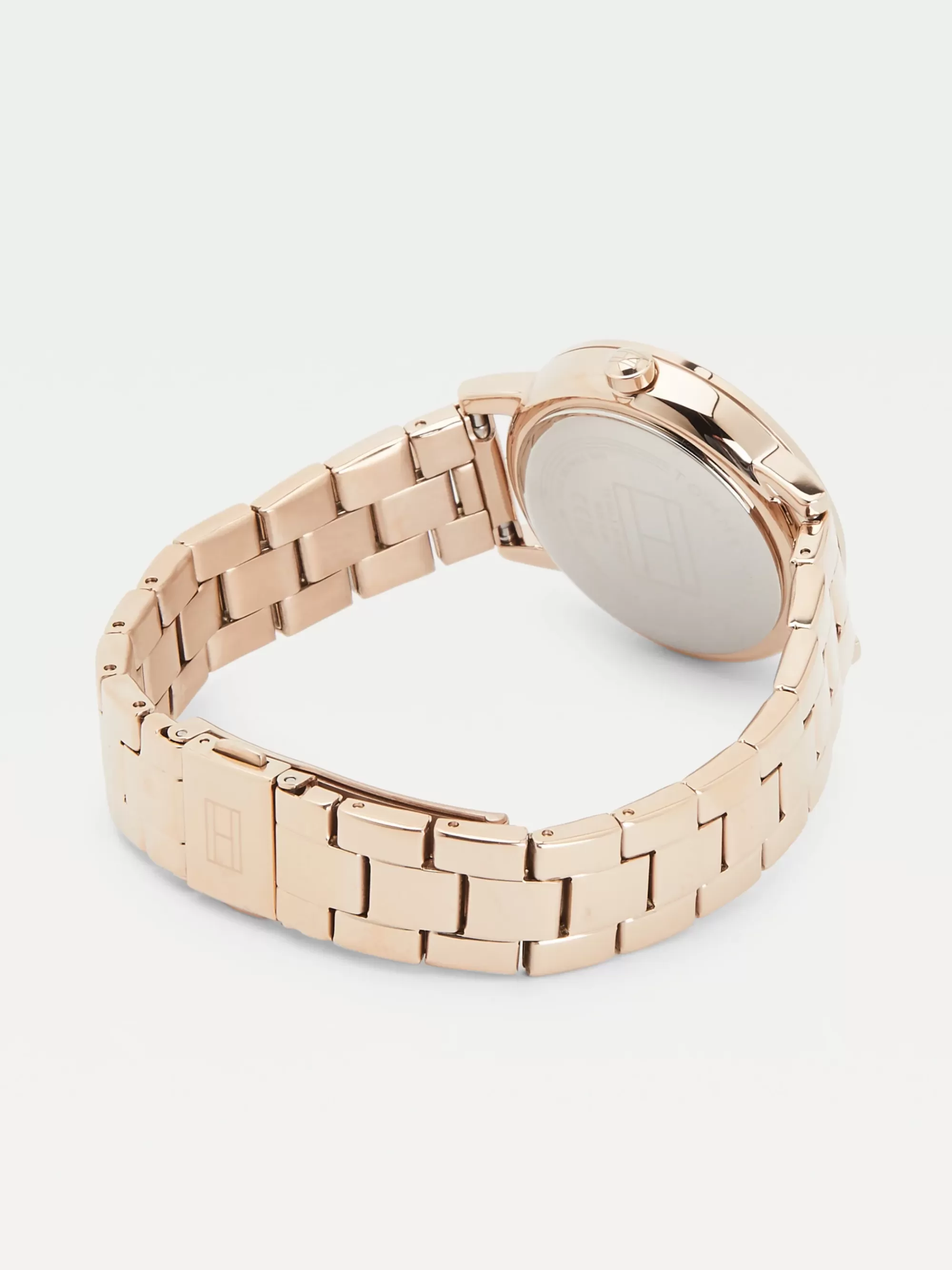Horloges*Tommy Hilfiger Roséverguld Horloge Met Kristallen ROSE GOLD