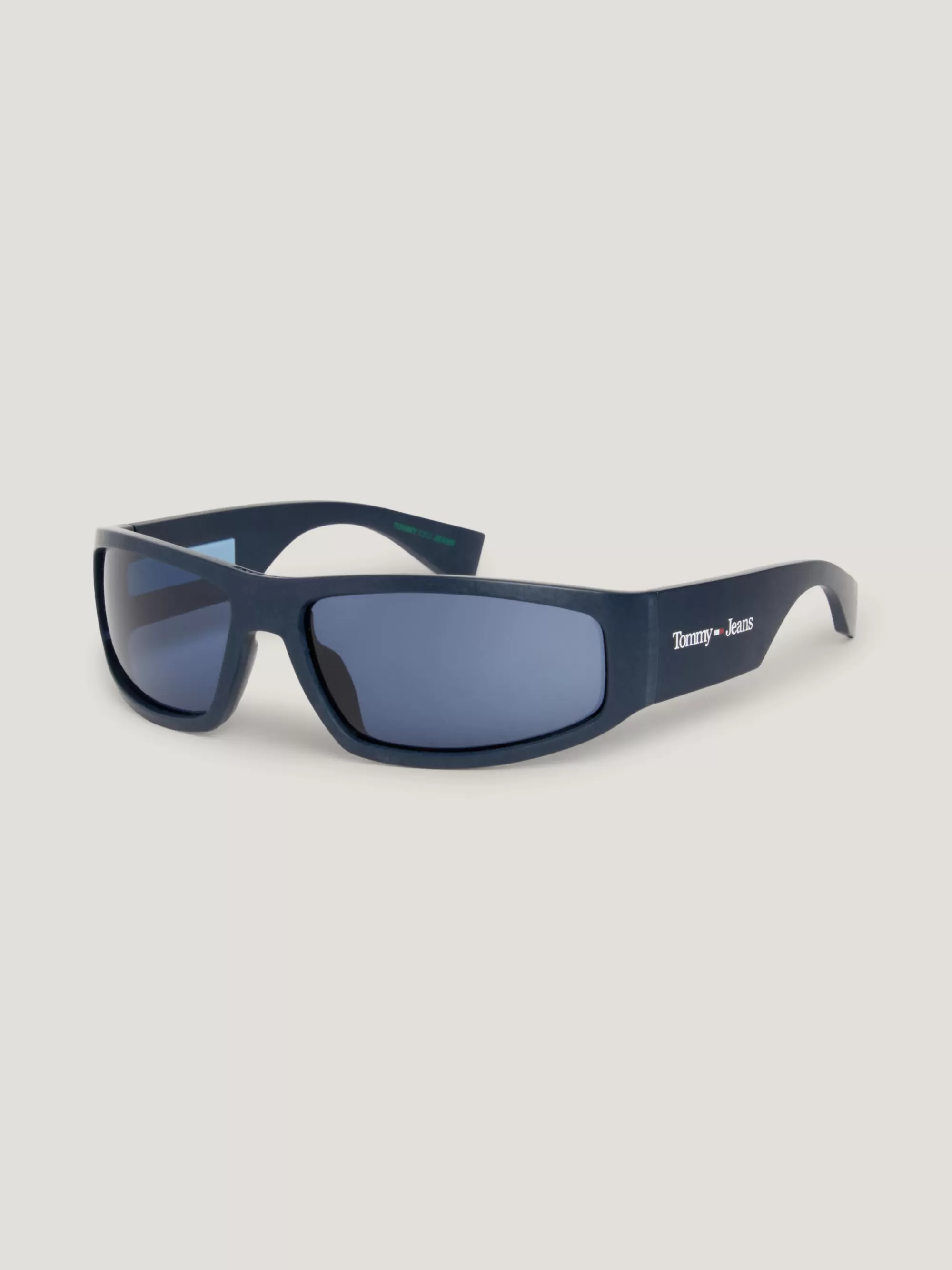 Zonnebrillen | Zonnebrillen*Tommy Hilfiger Roze Rechthoekige Zonnebril BLUE ANTIQUE BLUE