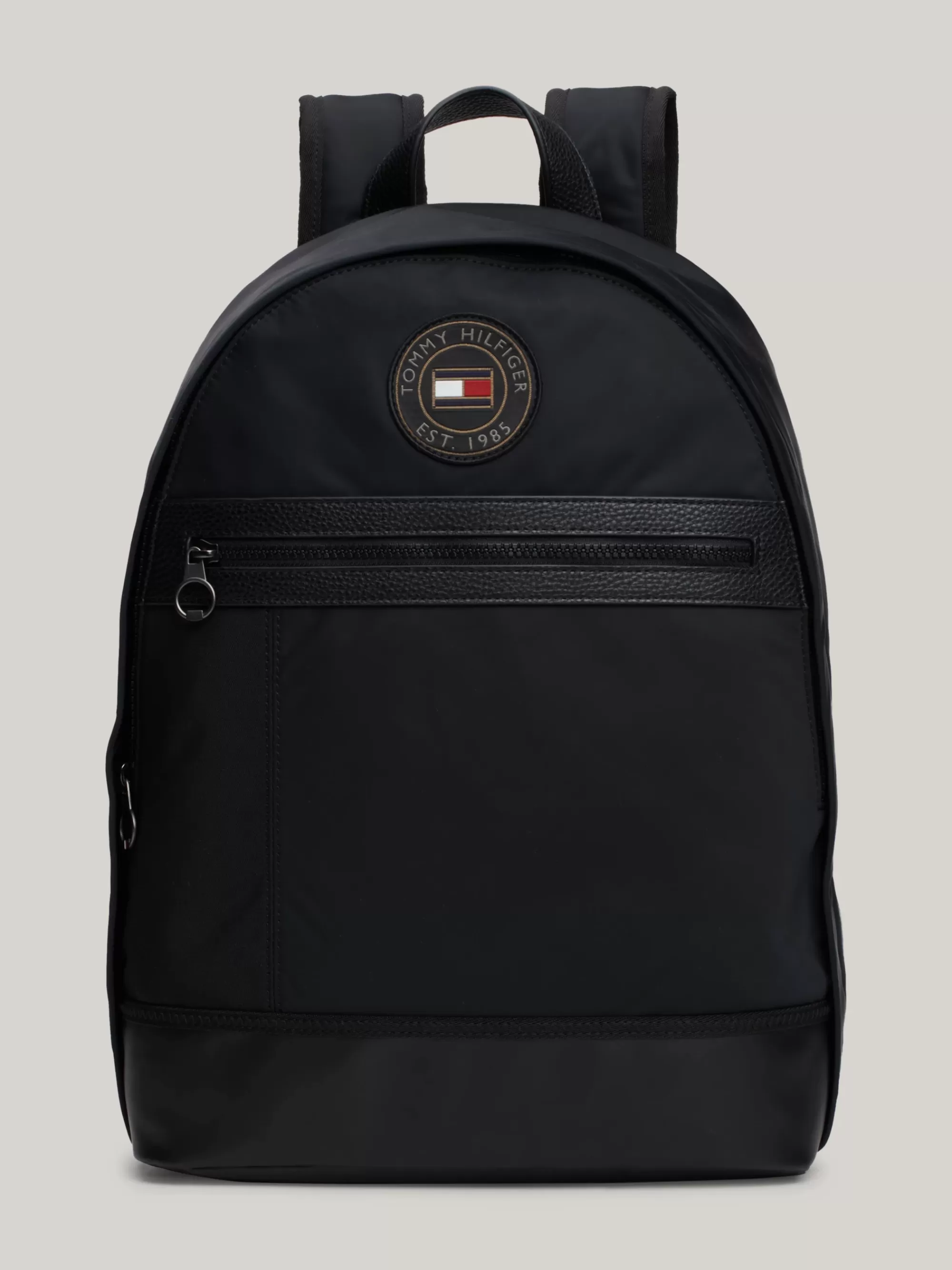 Rugzakken*Tommy Hilfiger Rugzak Met Gemengde Texturen BLACK