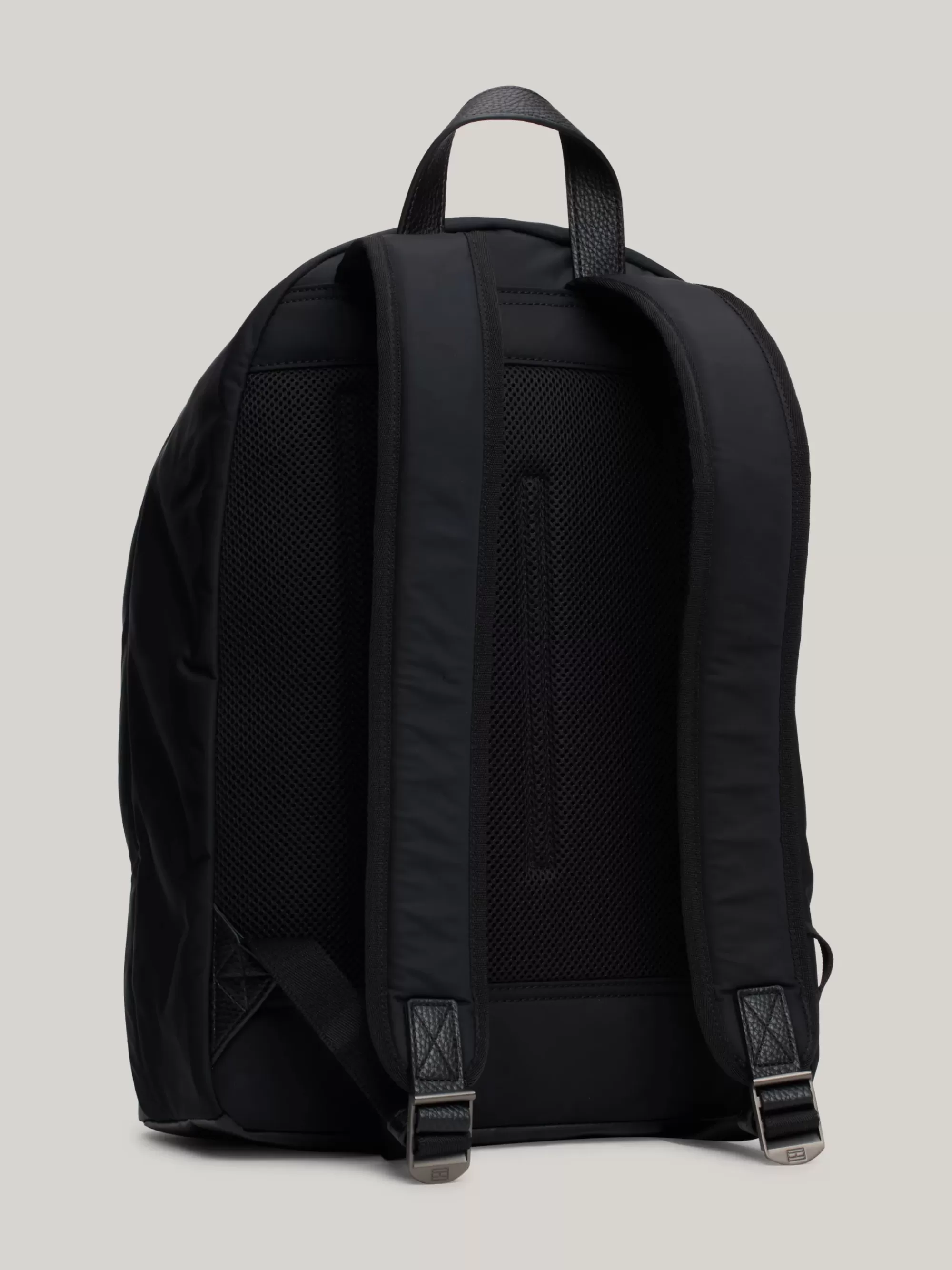 Rugzakken*Tommy Hilfiger Rugzak Met Gemengde Texturen BLACK