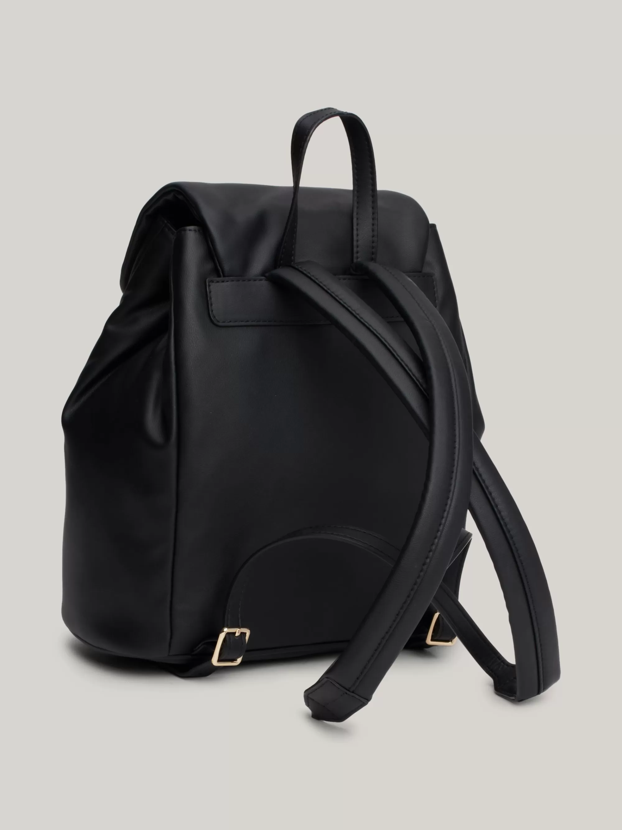 Rugzakken*Tommy Hilfiger Rugzak Met Metalen TH-monogram BLACK