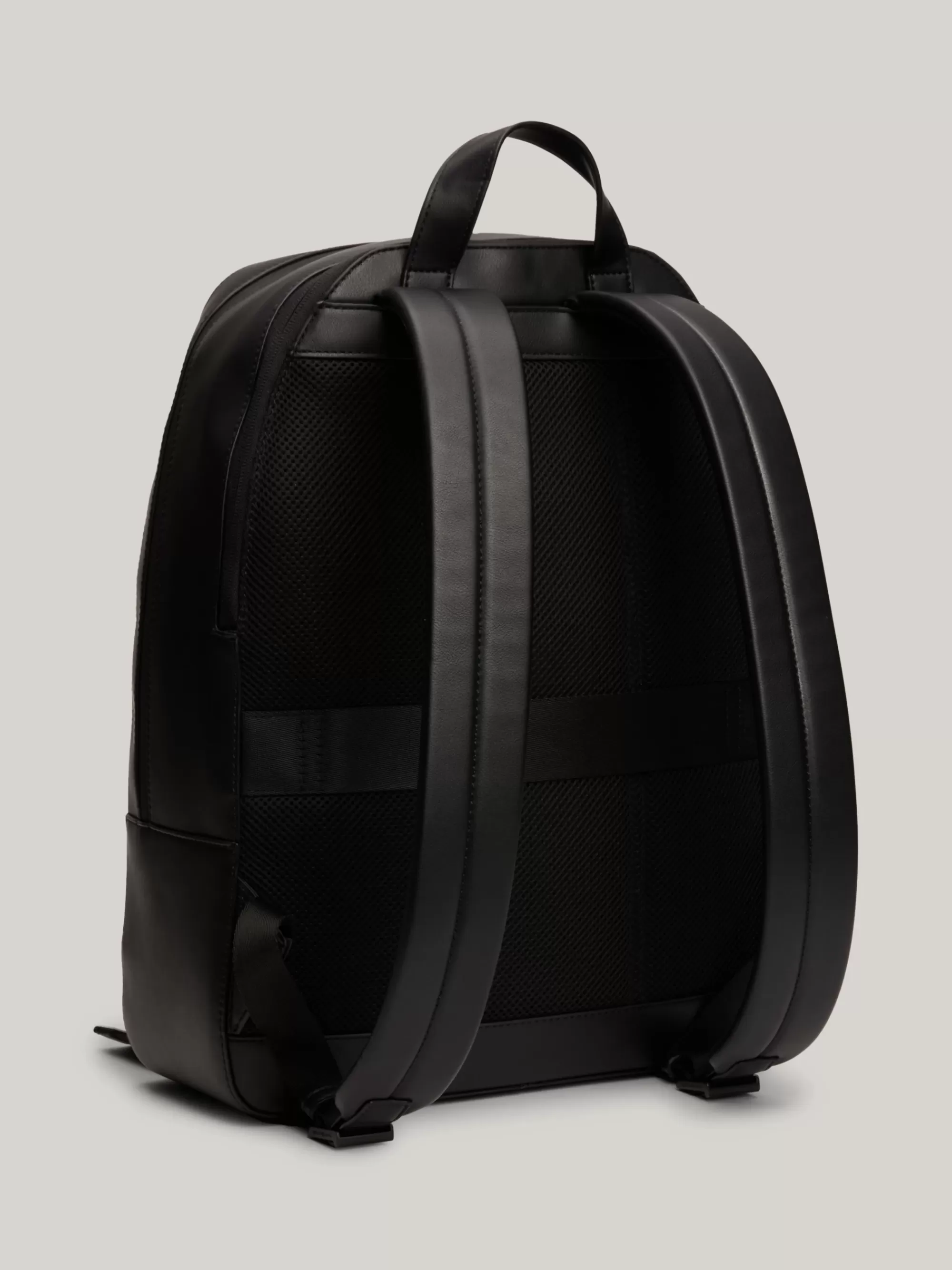 Rugzakken*Tommy Hilfiger Rugzak Met TH-monogram In Reliëf BLACK