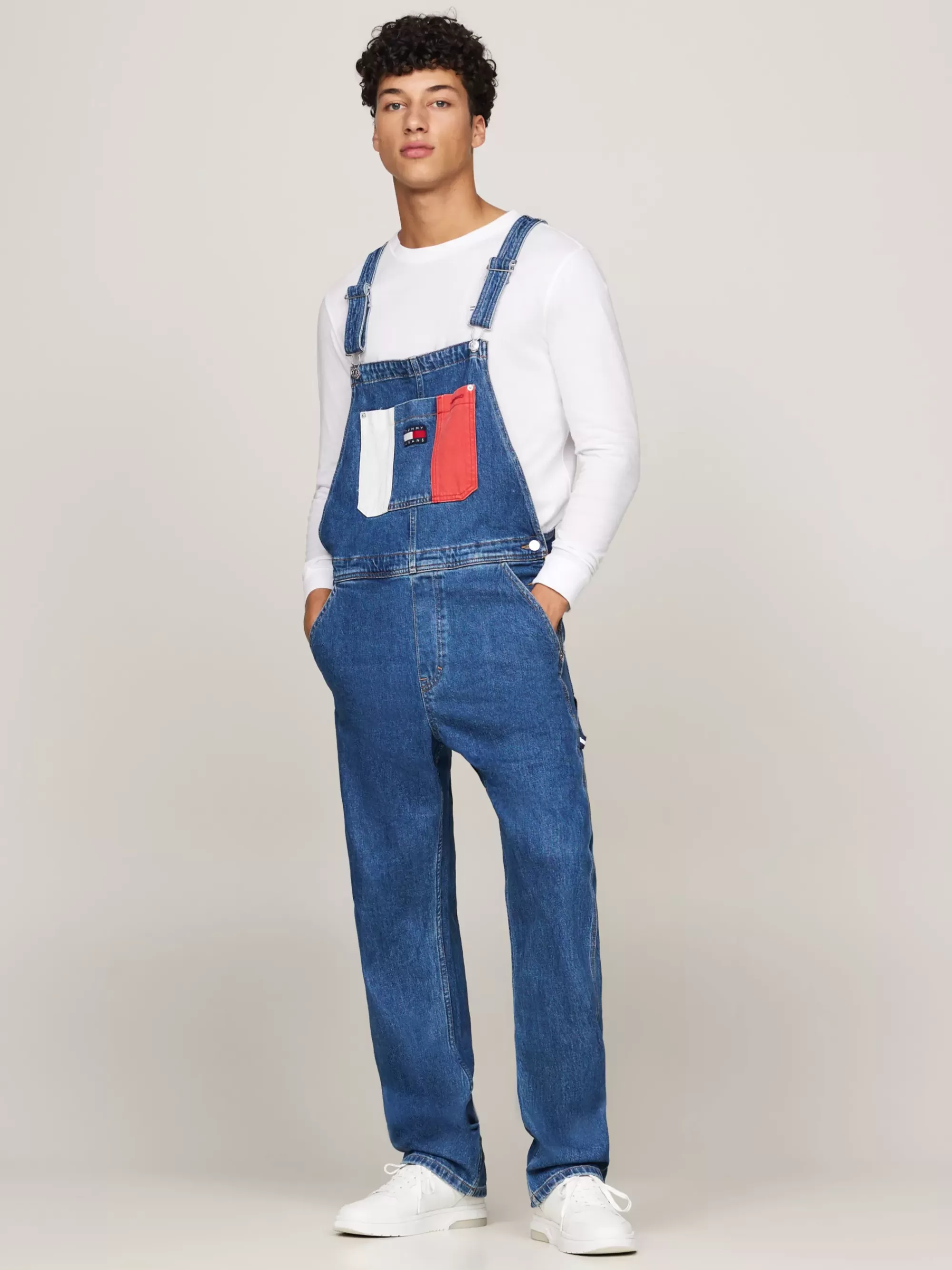 Plus Size Kleding & Inclusieve Maten | Jeans*Tommy Hilfiger Ryan Archive Straight Dungaree DENIM MEDIUM