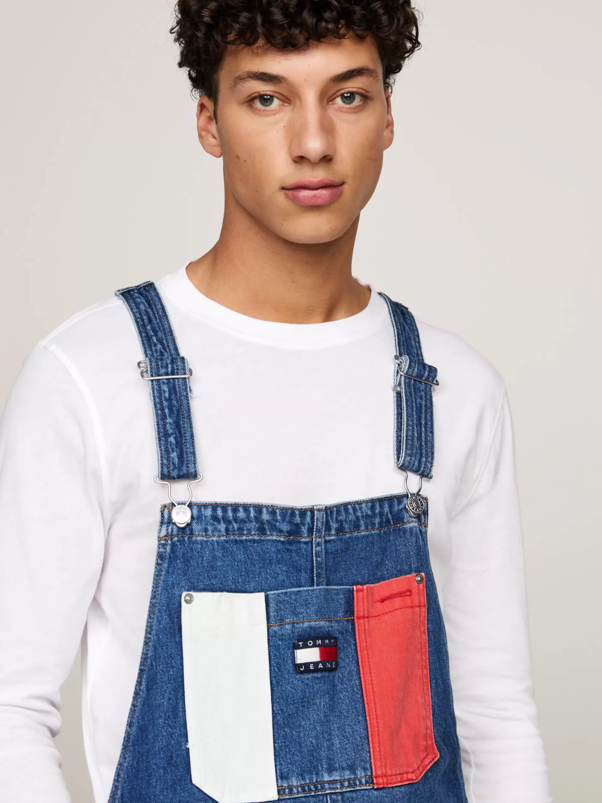 Plus Size Kleding & Inclusieve Maten | Jeans*Tommy Hilfiger Ryan Archive Straight Dungaree DENIM MEDIUM