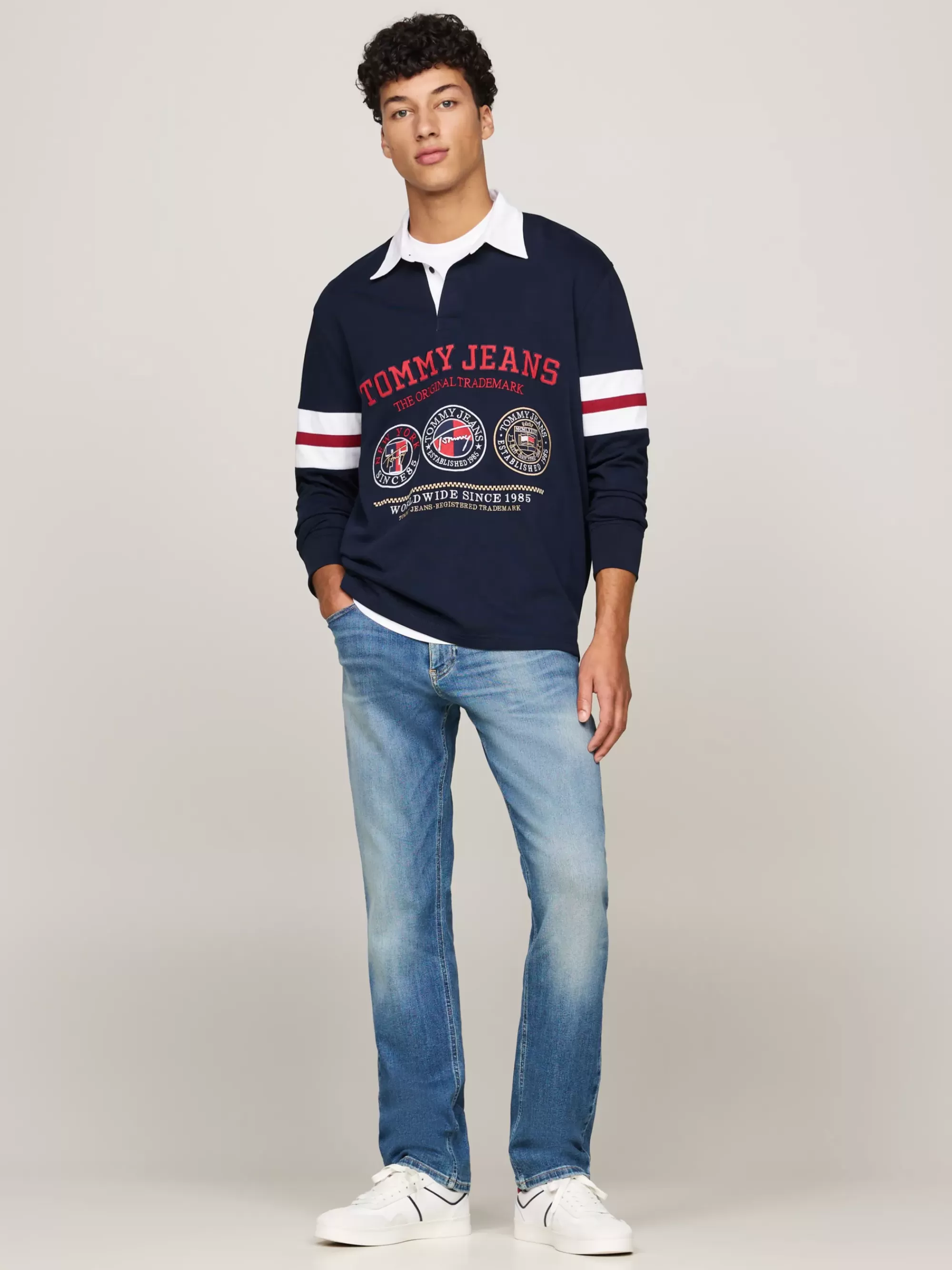 Jeans*Tommy Hilfiger Ryan Regular Faded Jeans Met Rechte Broekspijpen DENIM MEDIUM