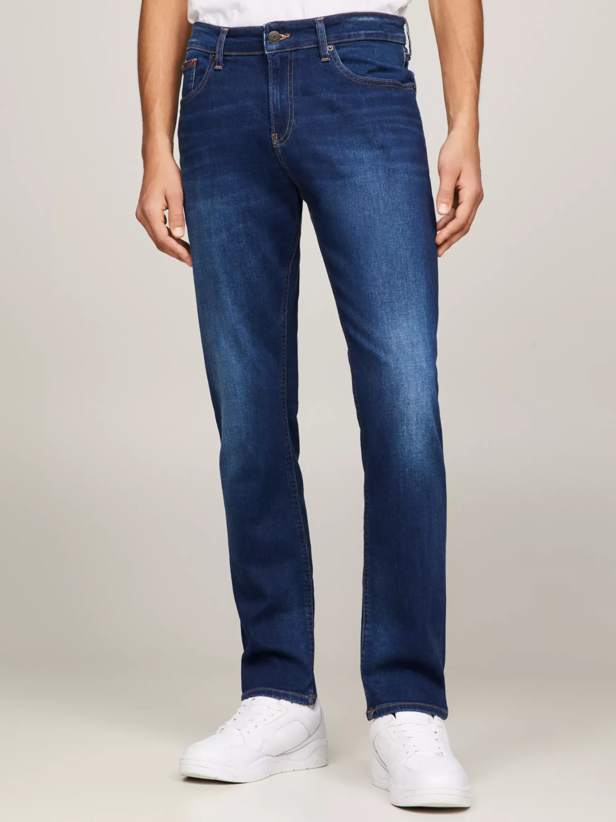 Jeans*Tommy Hilfiger Ryan Regular Straight Fit Jeans ASPEN DARK BLUE STRETCH