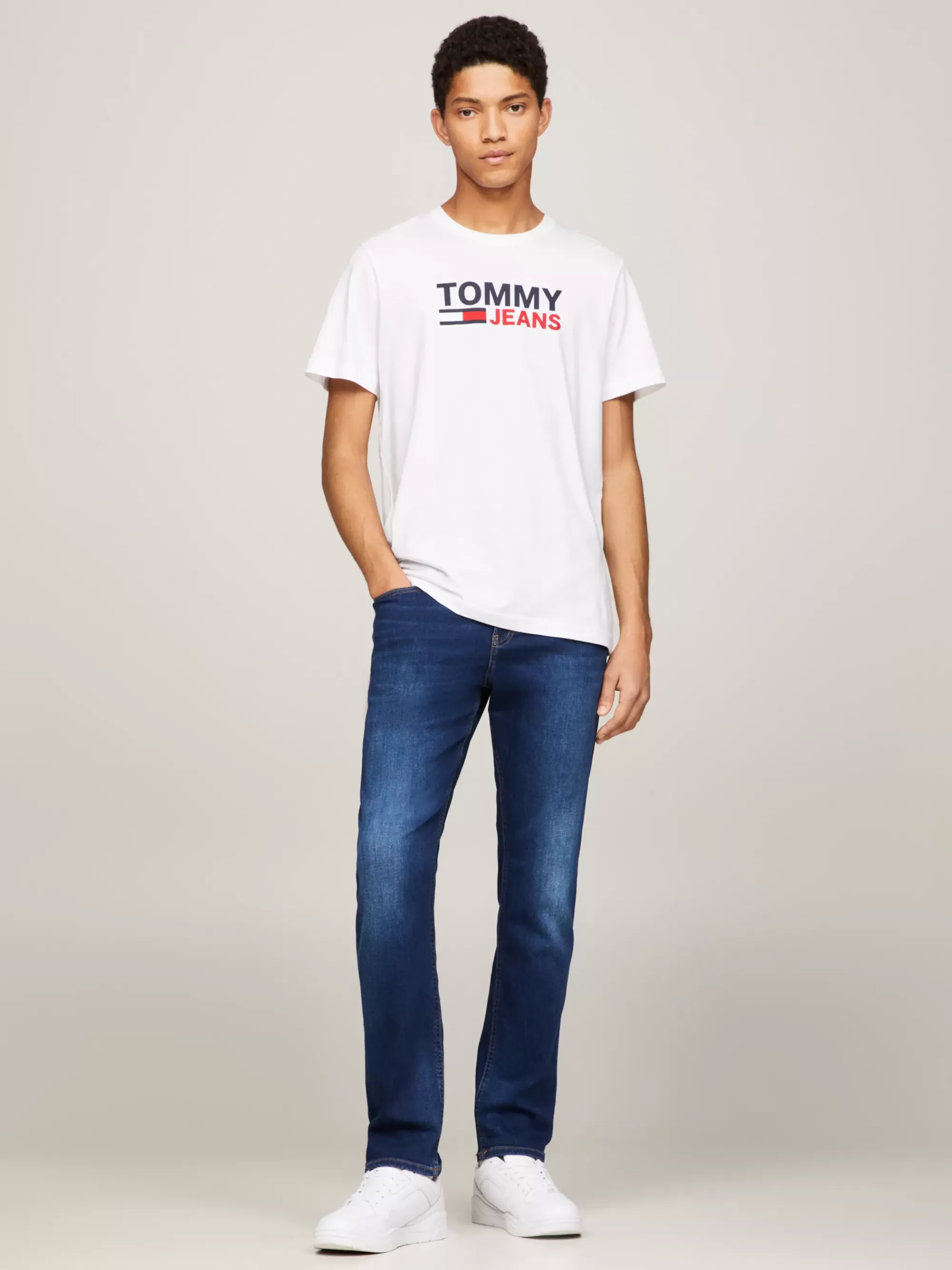 Jeans*Tommy Hilfiger Ryan Regular Straight Fit Jeans ASPEN DARK BLUE STRETCH