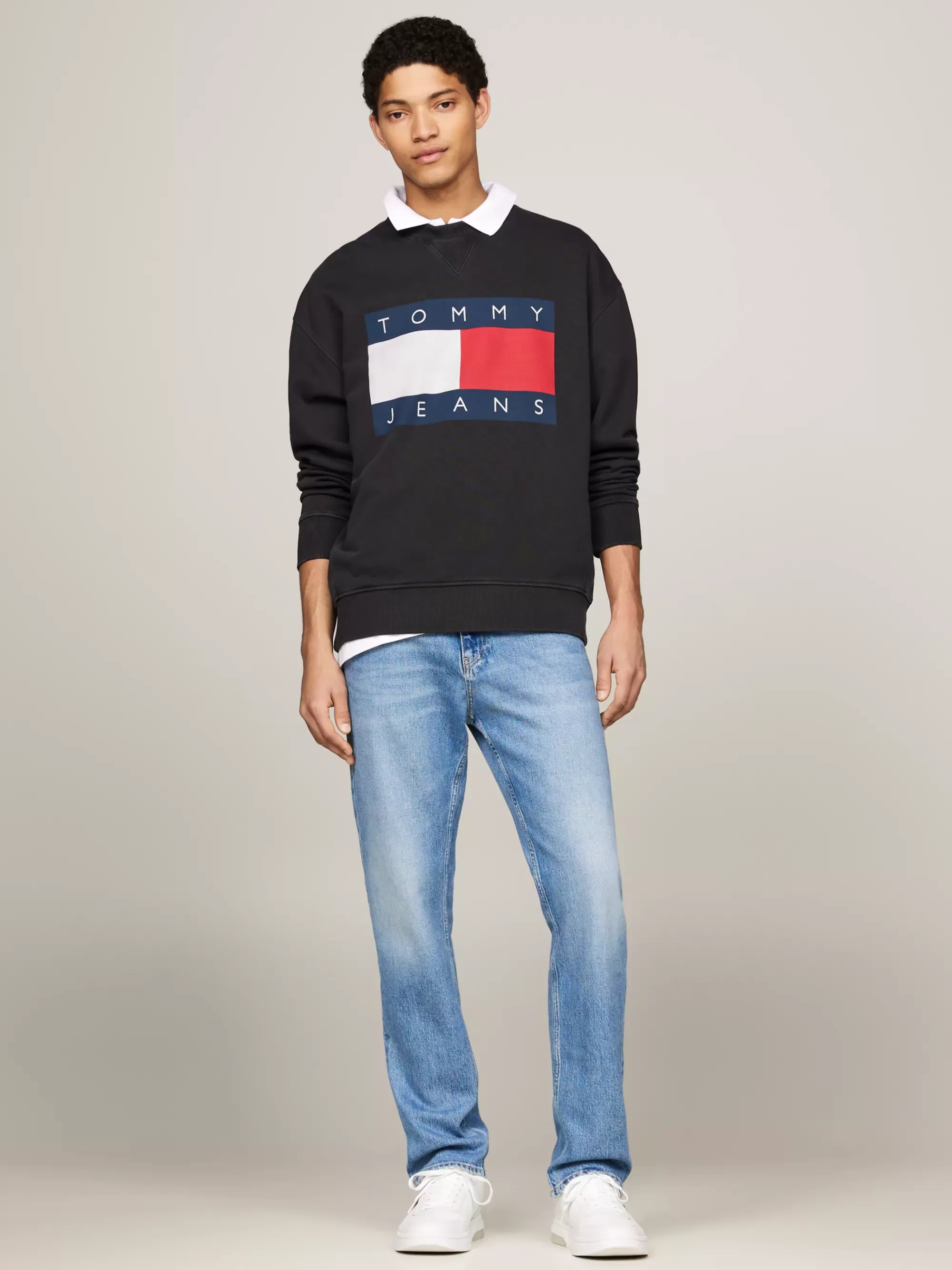 Jeans*Tommy Hilfiger Ryan Straight Jeans Met Fading DENIM LIGHT