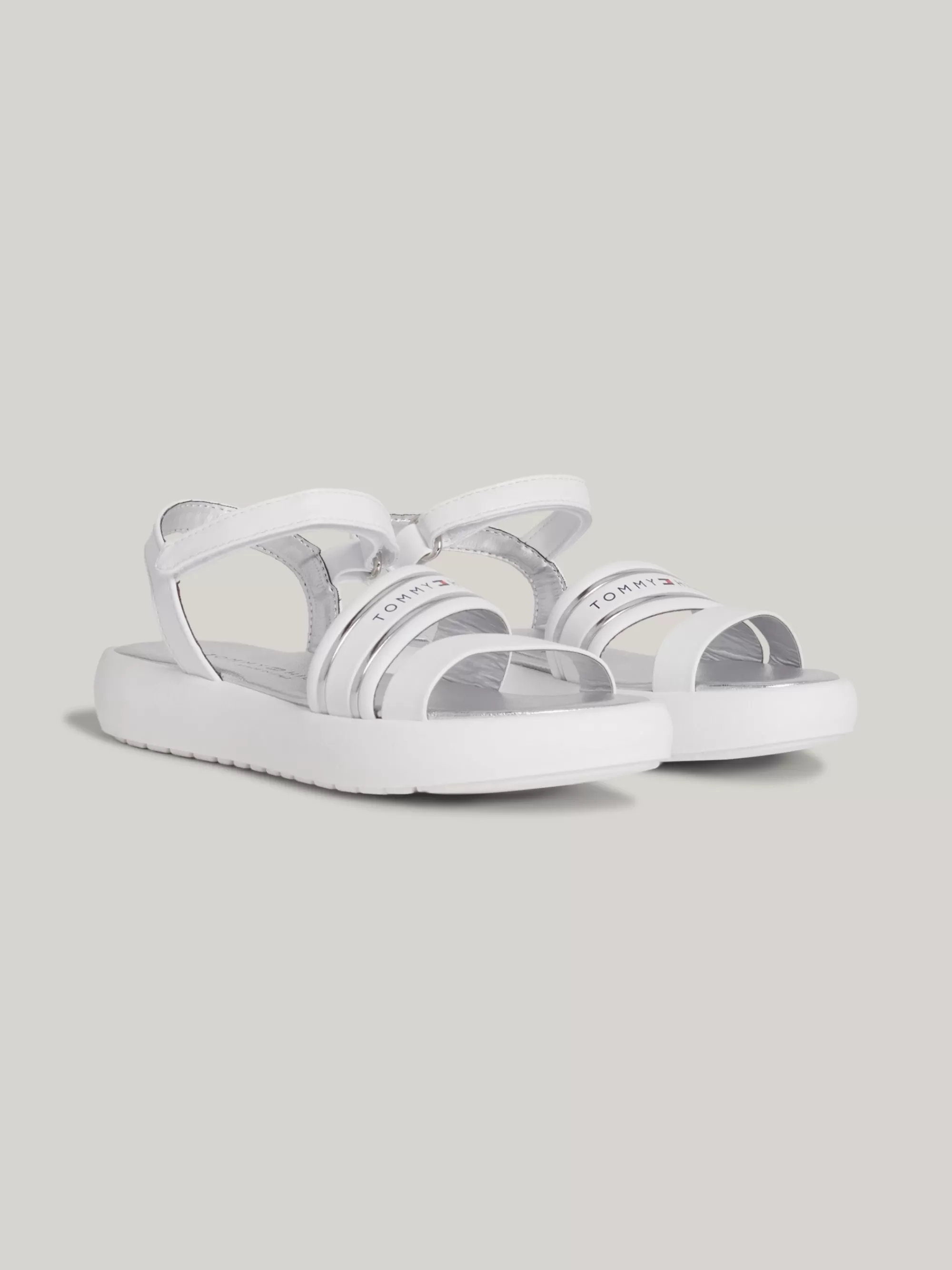 Schoenen & Accessoires*Tommy Hilfiger Sandaal Met Enkelbandje En Chunky Zool WHITE