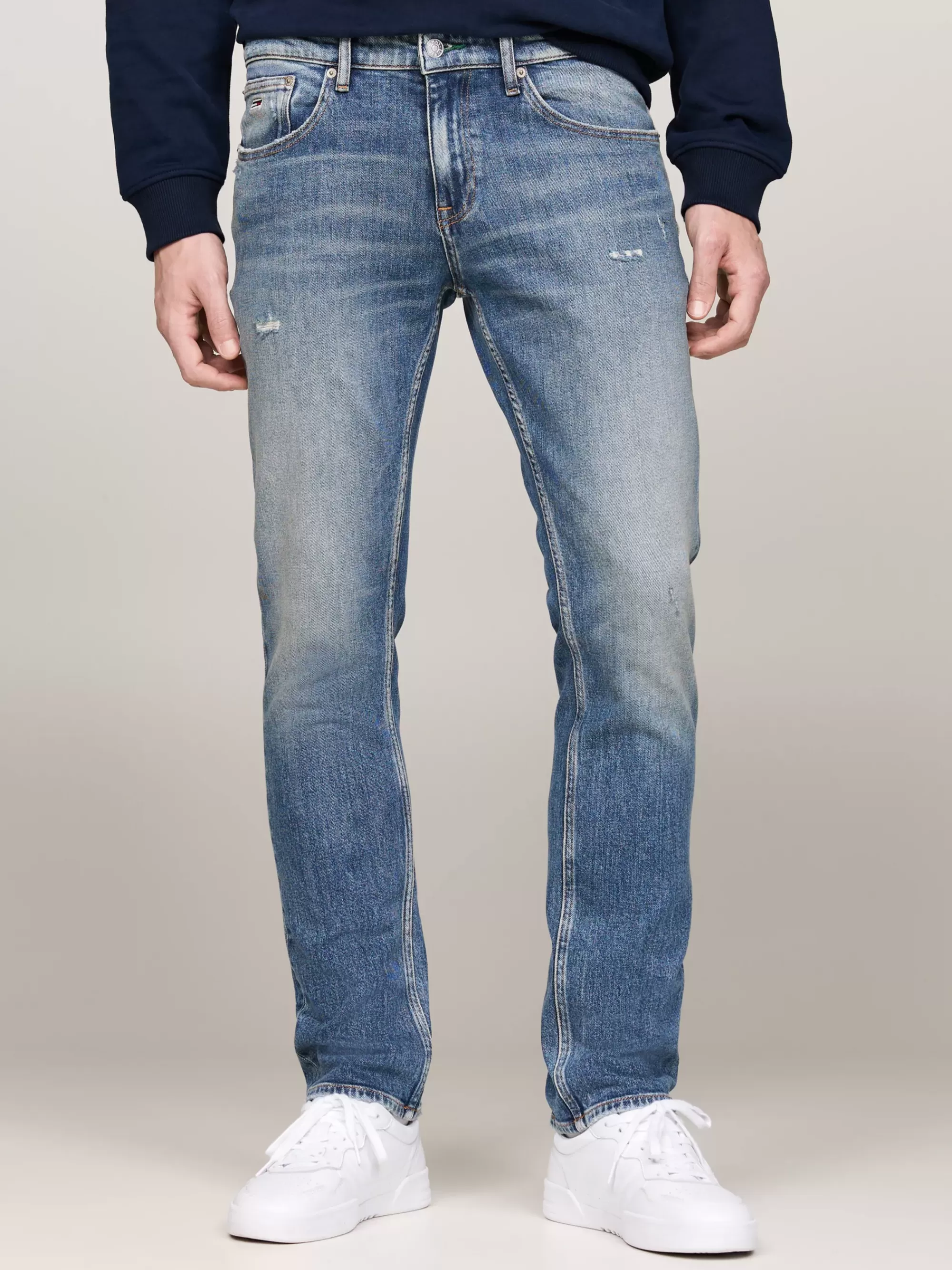 Jeans*Tommy Hilfiger Scanton Distressed Slim Jeans DENIM MEDIUM