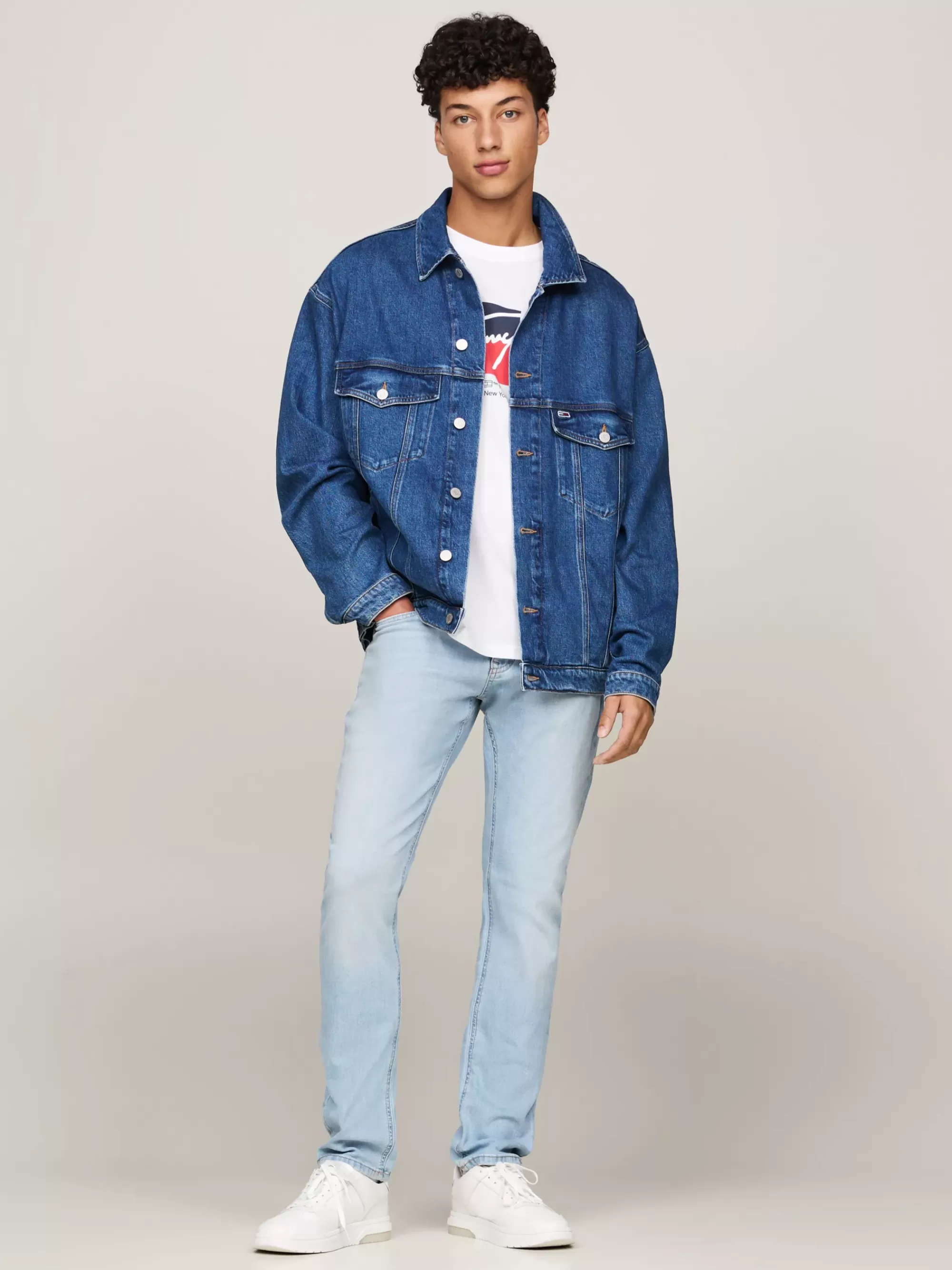 Jeans*Tommy Hilfiger Scanton Faded Slim Jeans DENIM LIGHT