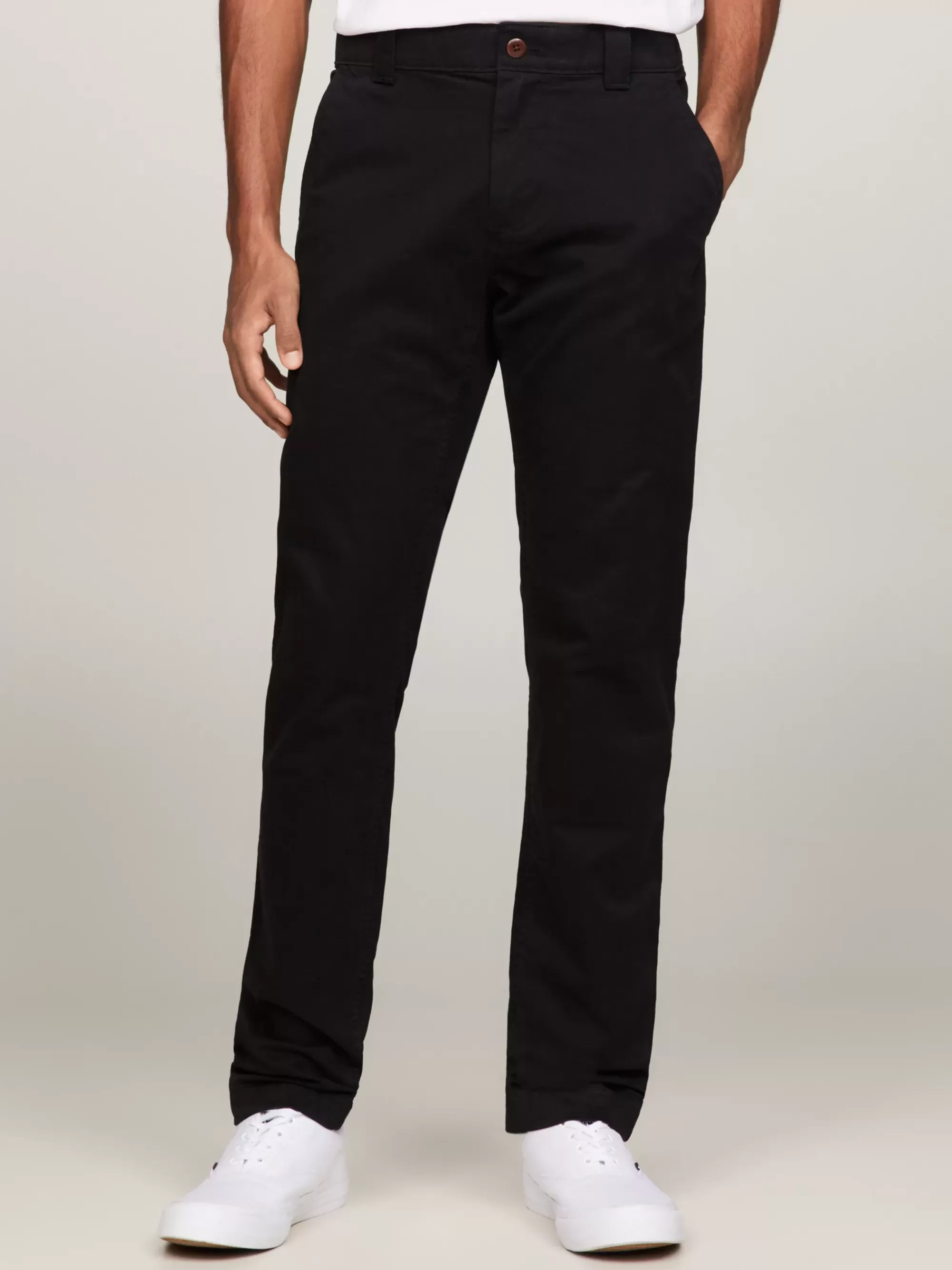 Broeken*Tommy Hilfiger Scanton Slim Chino BLACK