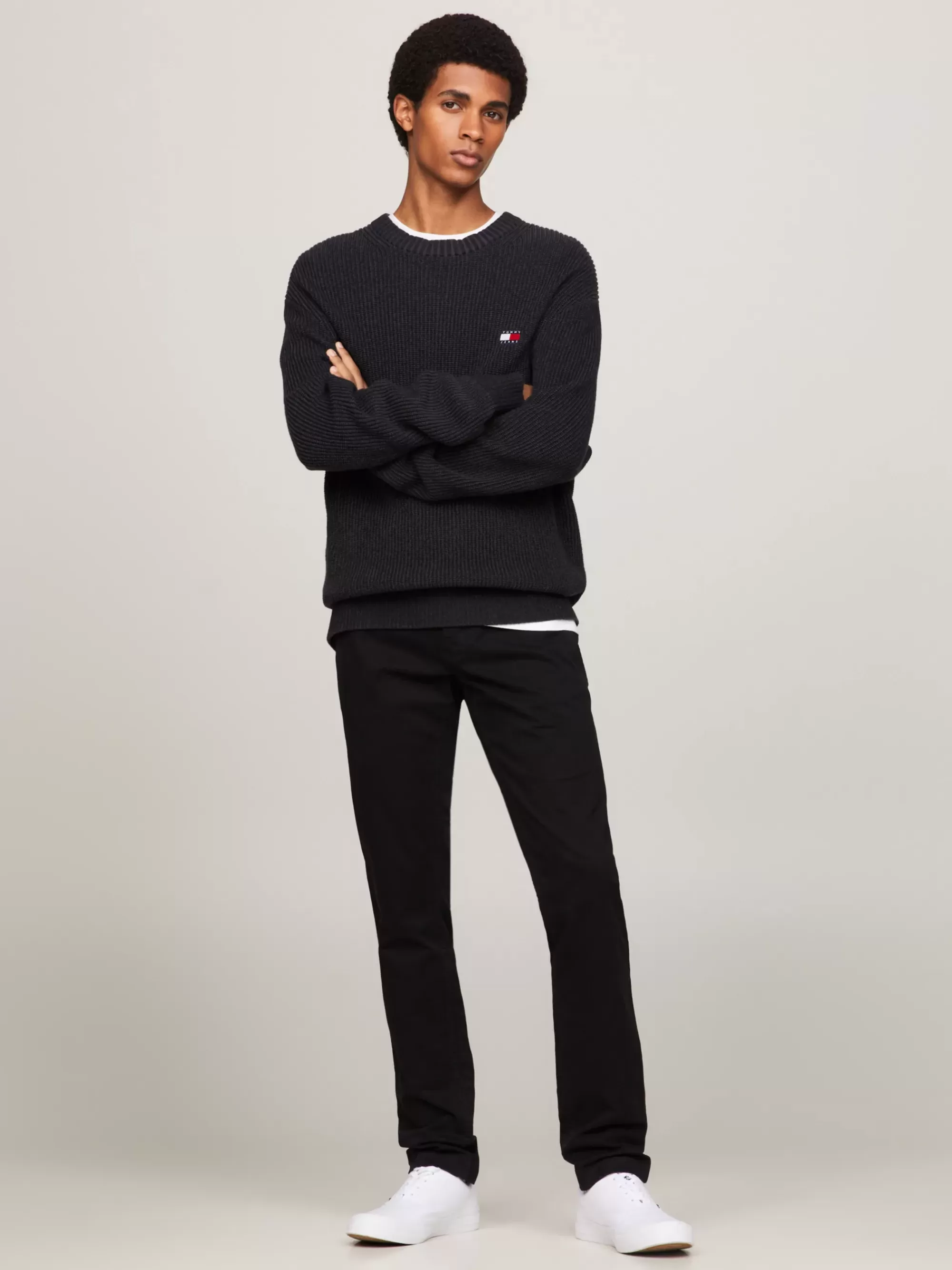 Broeken*Tommy Hilfiger Scanton Slim Chino BLACK