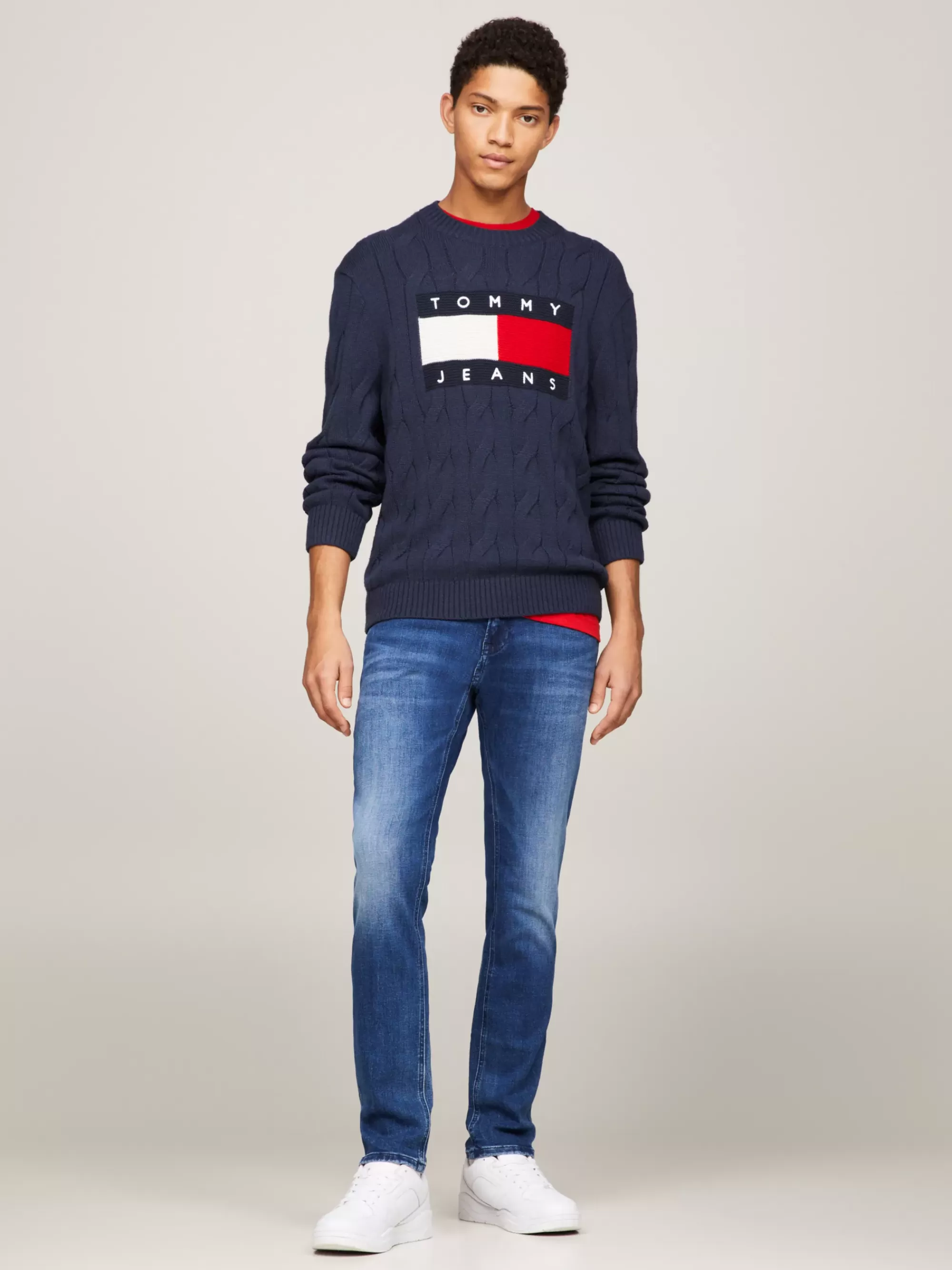 Jeans*Tommy Hilfiger Scanton Slim Fit Jeans Met Stretch DYNAMIC JACOB MID BLUE STRETCH