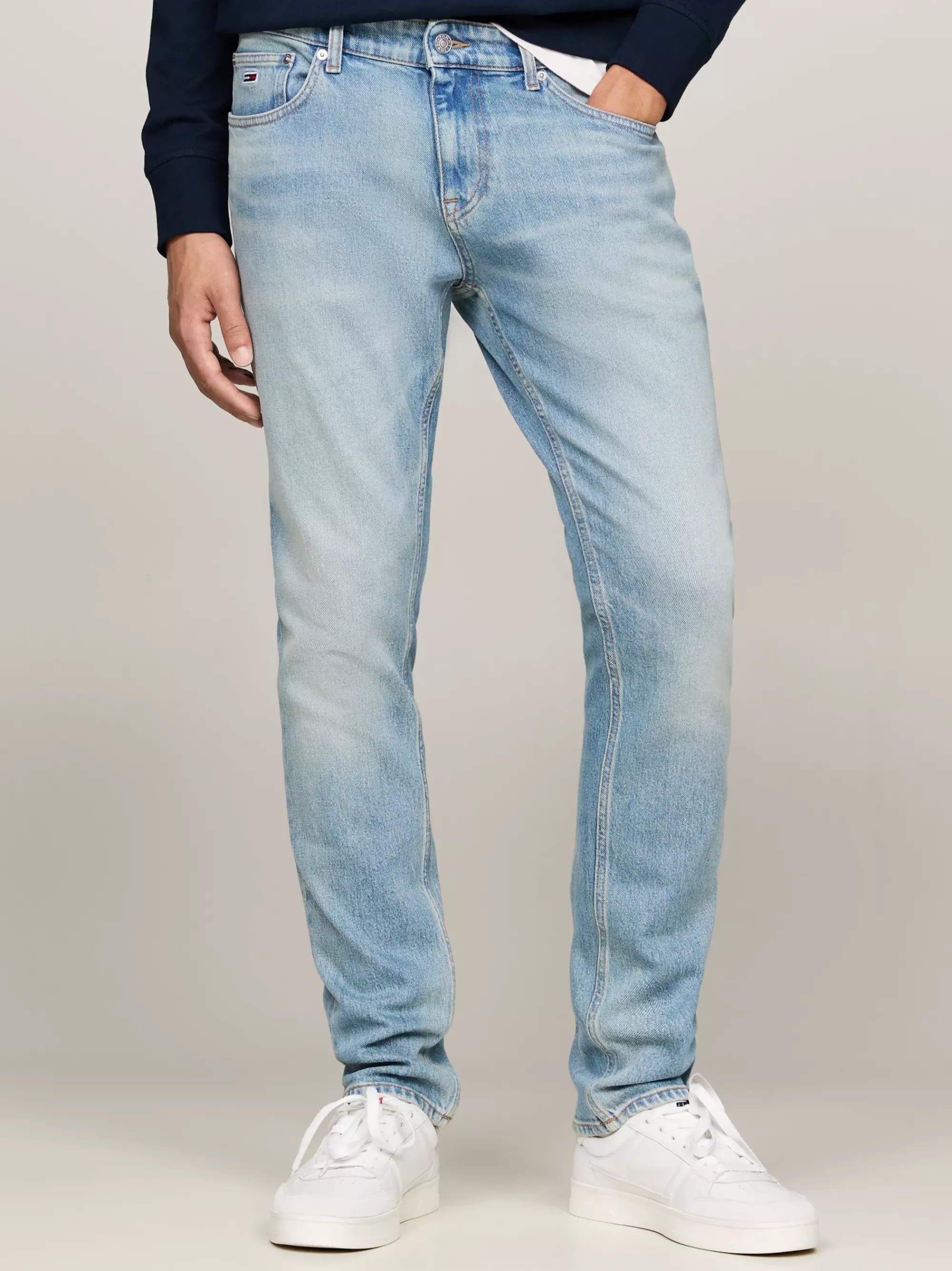 Jeans*Tommy Hilfiger Scanton Slim Jeans Met Whiskers DENIM LIGHT