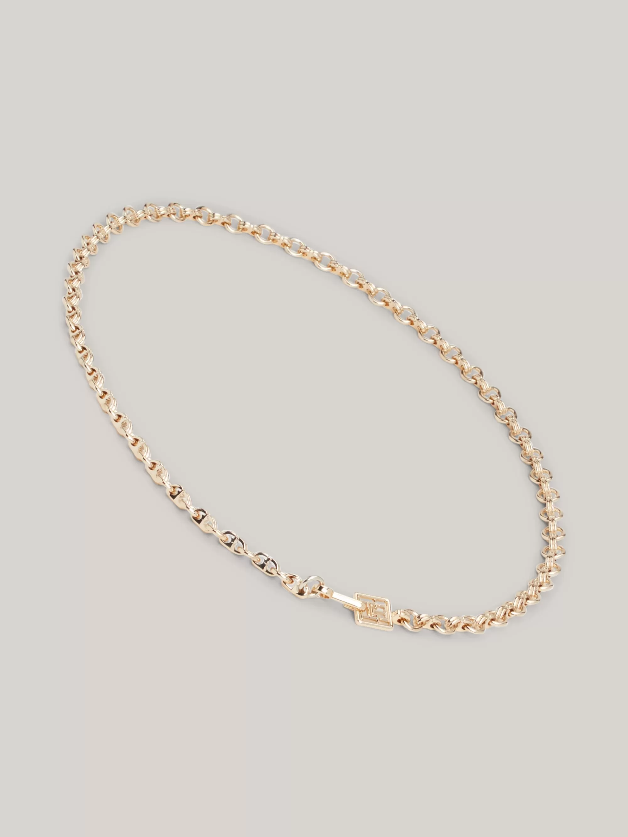 Riemen*Tommy Hilfiger Schakelriem Met TH-monogram GOLD ALLOVER 01