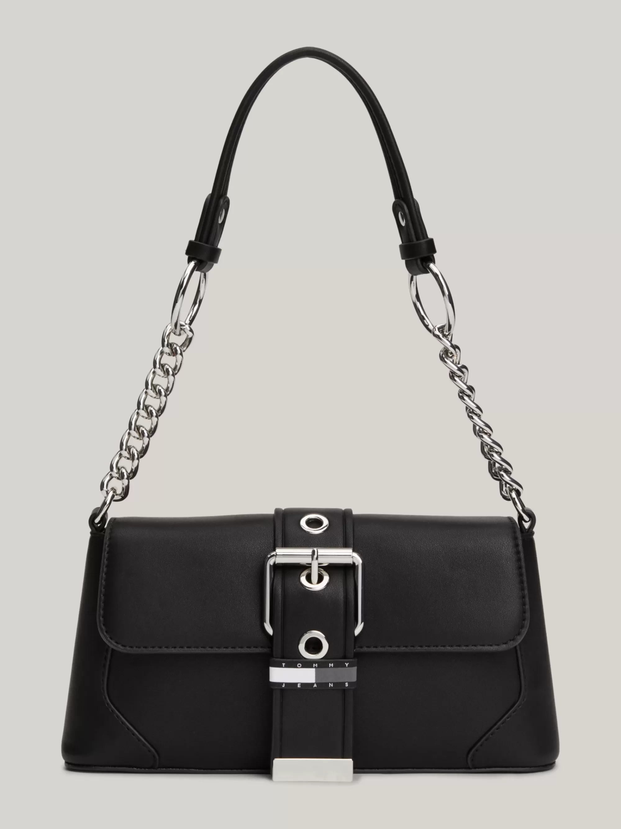 Schoudertassen*Tommy Hilfiger Schoudertas Met Webbing Band Met Gespdetail BLACK