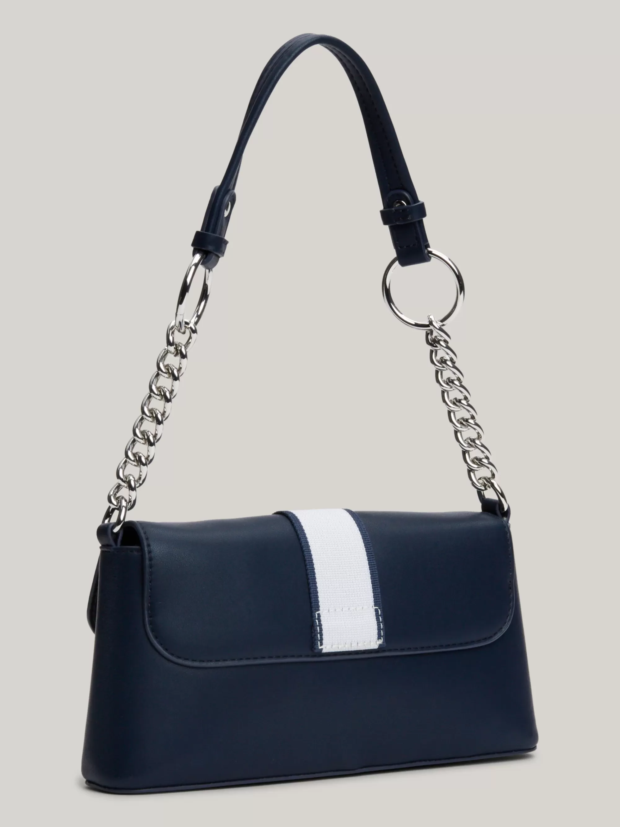Schoudertassen*Tommy Hilfiger Schoudertas Met Webbing Band Met Gespdetail DARK NIGHT NAVY