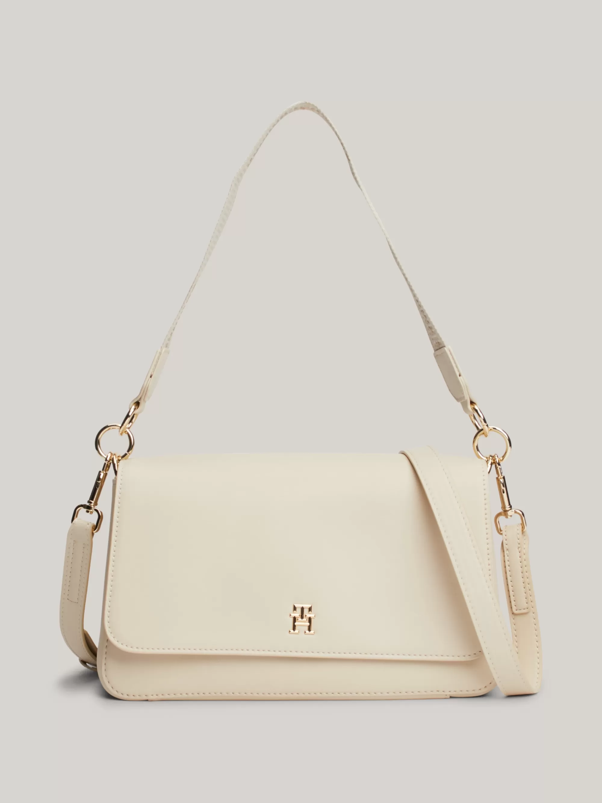 Schoudertassen*Tommy Hilfiger Schoudertas Met Webbing Logoband CLASSIC BEIGE