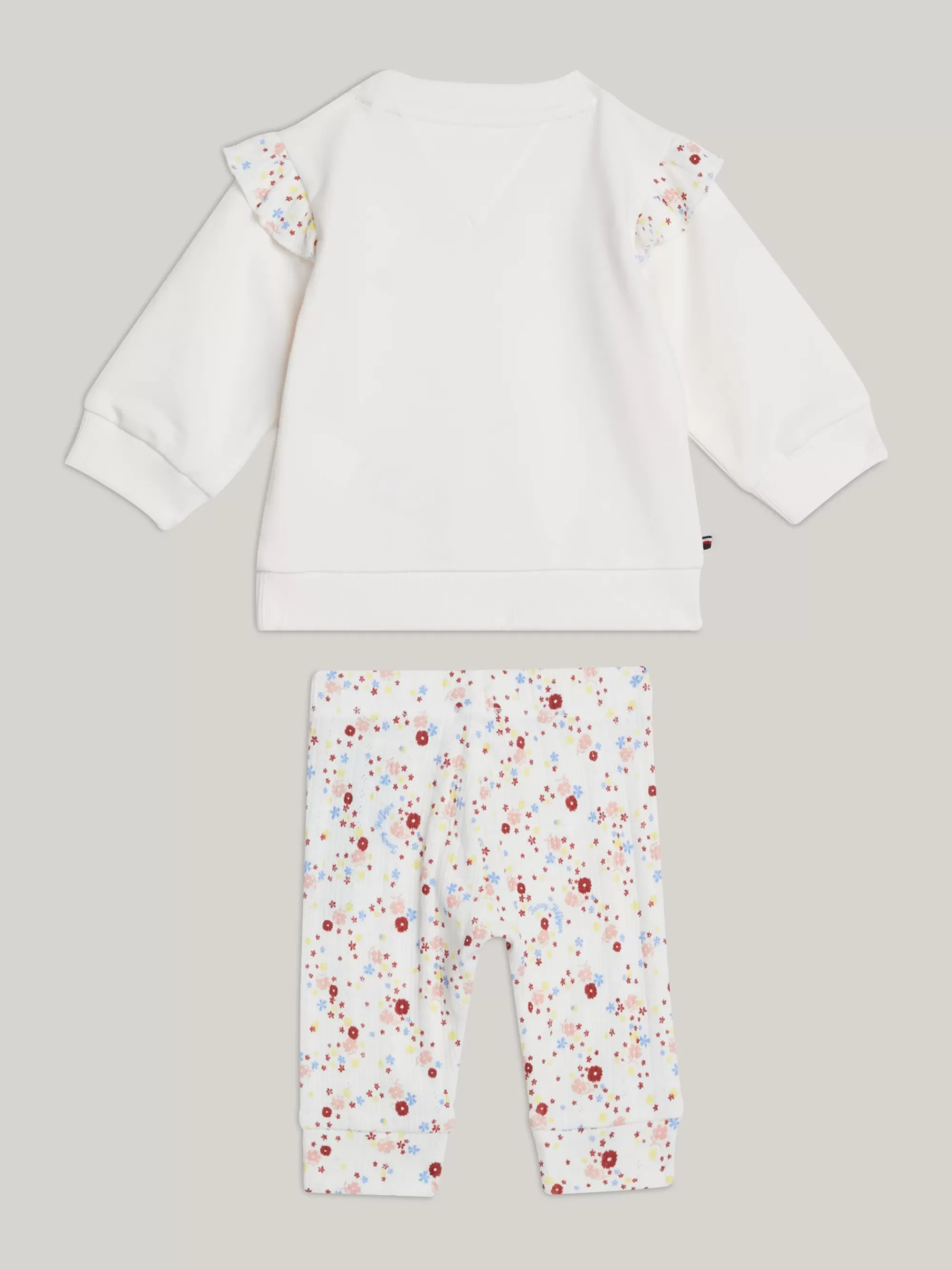 Meisjes | Jongens*Tommy Hilfiger Set Met Sweatshirt En Jogger Met Bloemenprint ANCIENT WHITE FLOWER ALLOVER