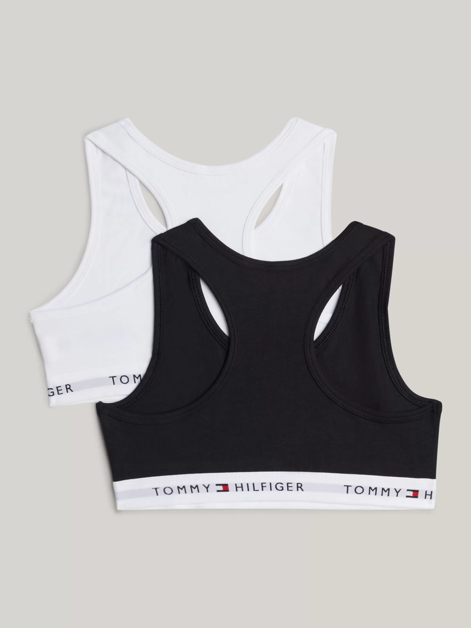 Ondergoed & Sokken*Tommy Hilfiger Set Van 2 Bralettes Met Racerback BLACK/WHITE