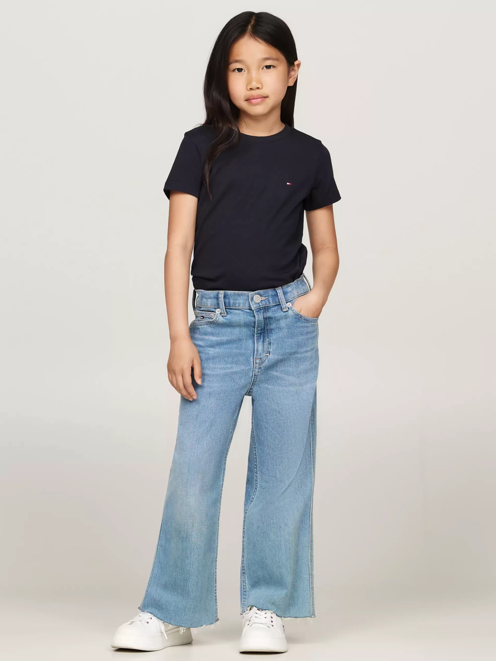Ondergoed & Sokken*Tommy Hilfiger Set Van 2 Essential T-shirts Met Ronde Hals WHITE/DESERT SKY