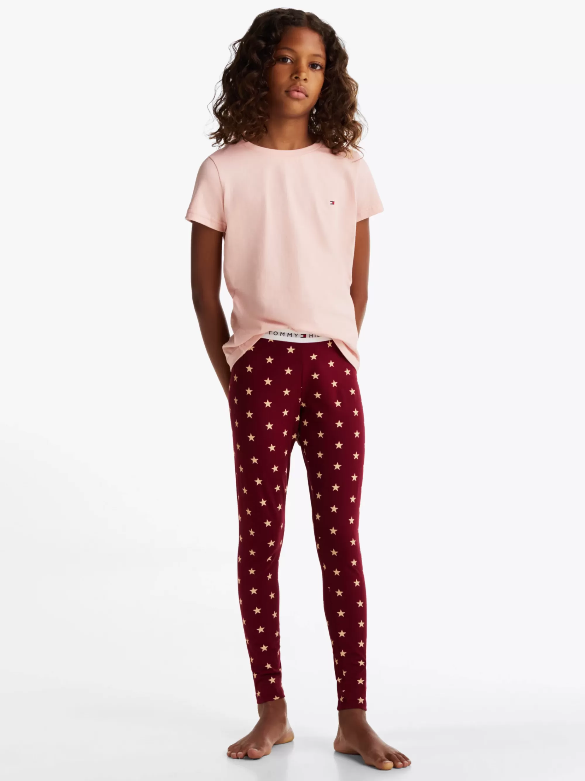 Ondergoed & Sokken*Tommy Hilfiger Set Van 2 Essential T-shirts Met Ronde Hals SOFT ROSE/BALANCED BEIGE