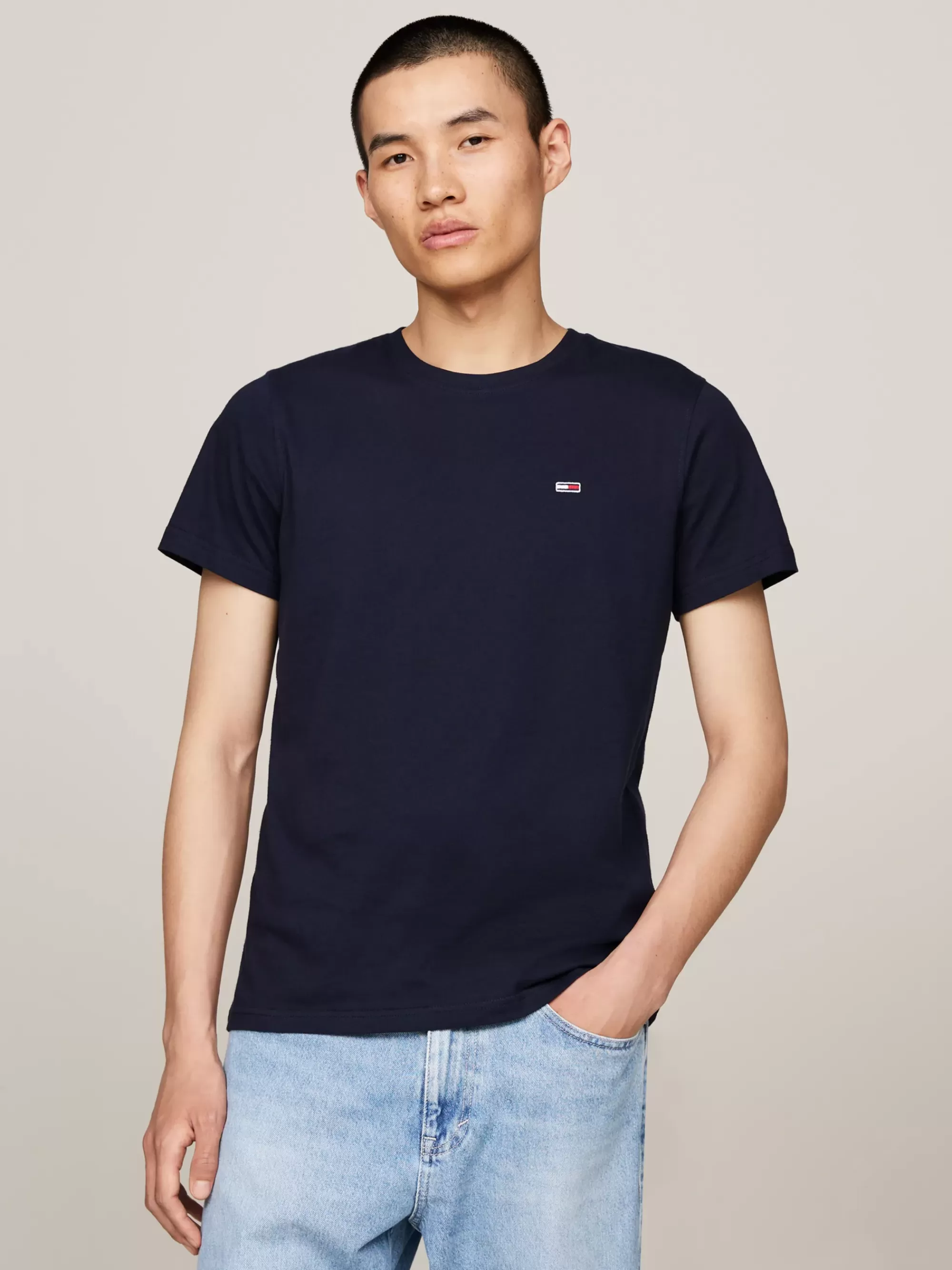 Plus Size Kleding & Inclusieve Maten | T-Shirts*Tommy Hilfiger Set Van 2 Extra Slim Fit T-shirts Van Jersey NEW CHARCOAL / DARK NIGHT NAVY