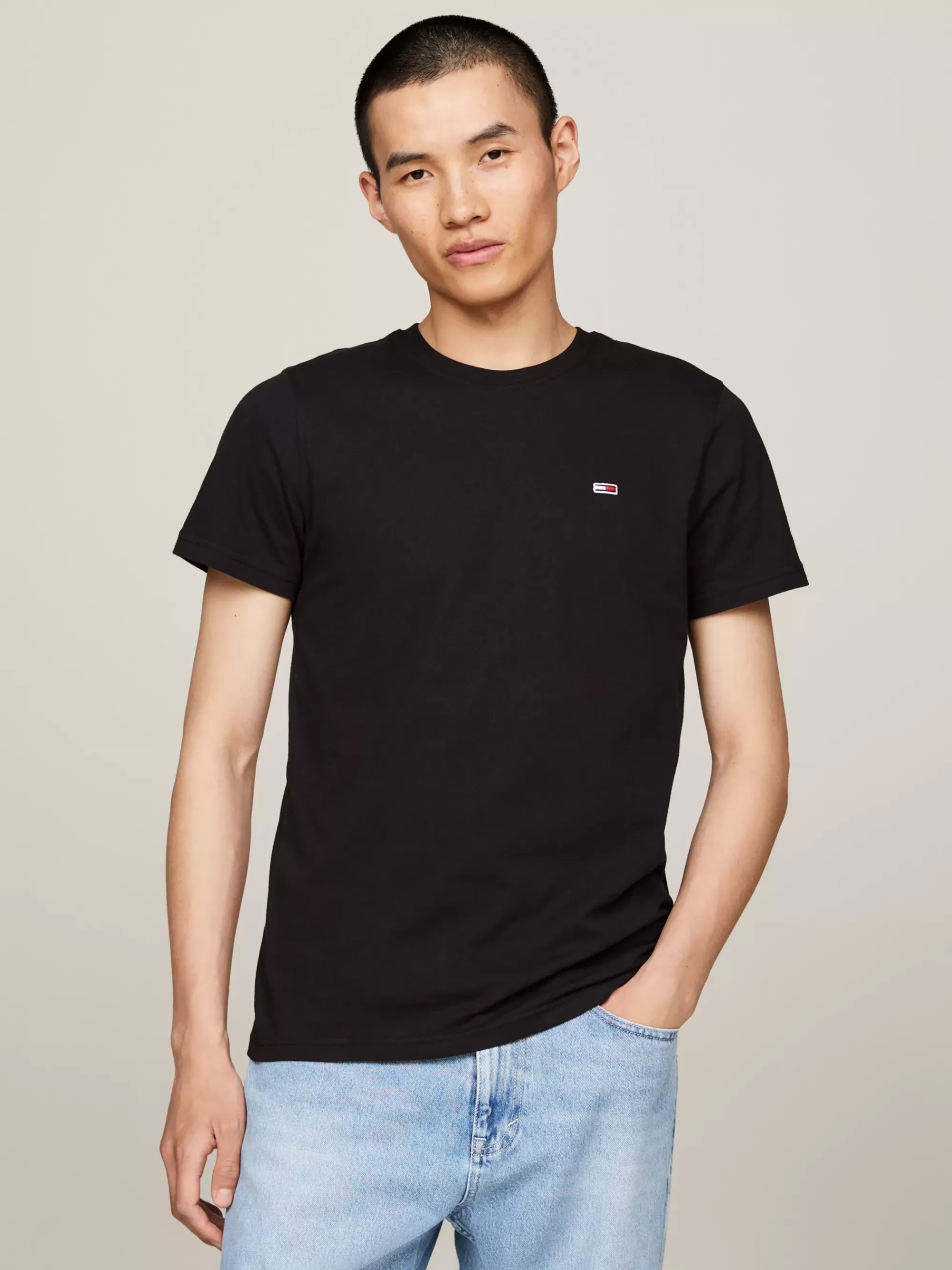 Plus Size Kleding & Inclusieve Maten | T-Shirts*Tommy Hilfiger Set Van 2 Extra Slim Fit T-shirts Van Jersey ANCIENT WHITE / BLACK