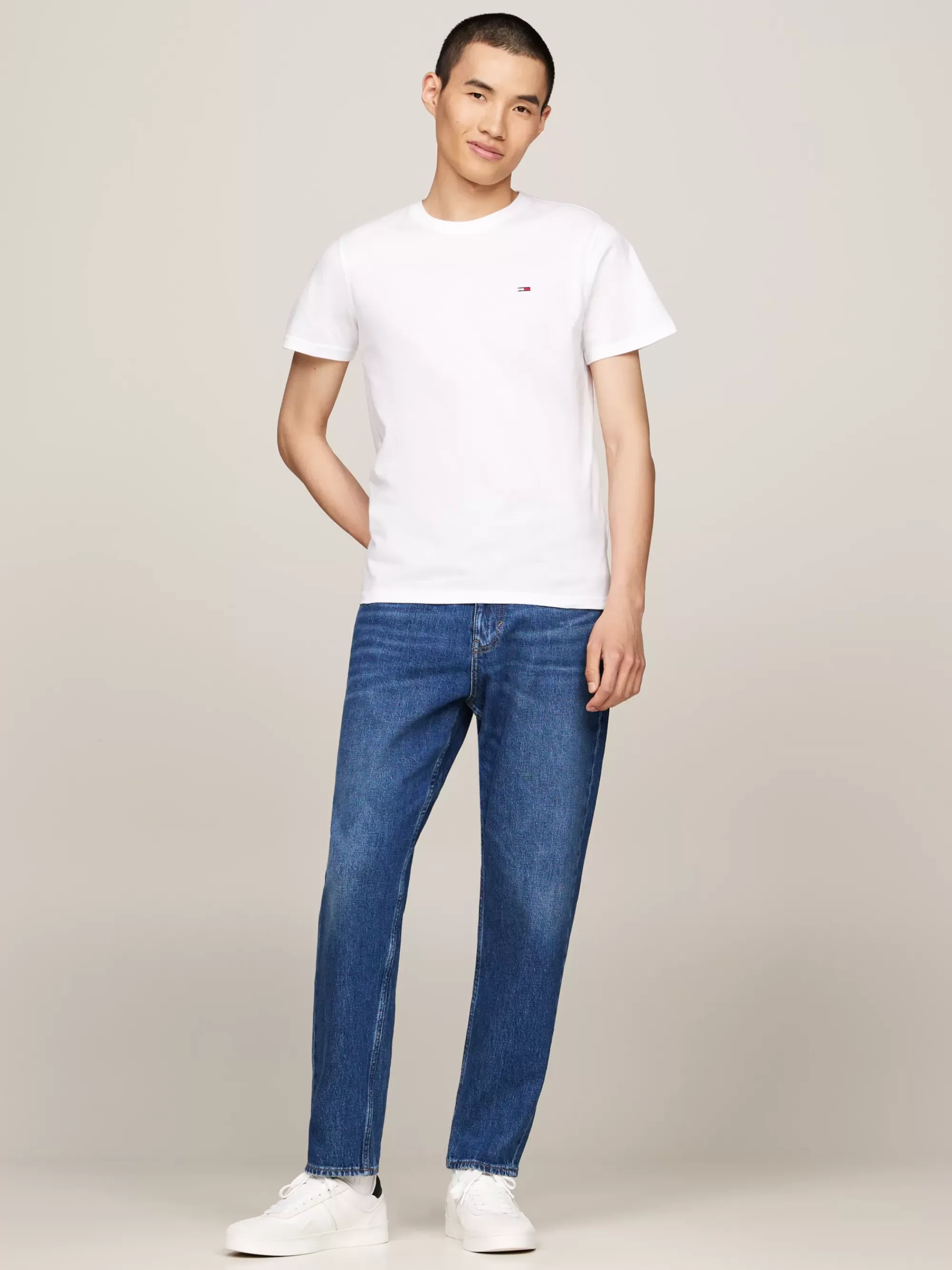 Plus Size Kleding & Inclusieve Maten | T-Shirts*Tommy Hilfiger Set Van 2 Extra Slim Fit T-shirts Van Jersey GREEN MALACHITE / WHITE