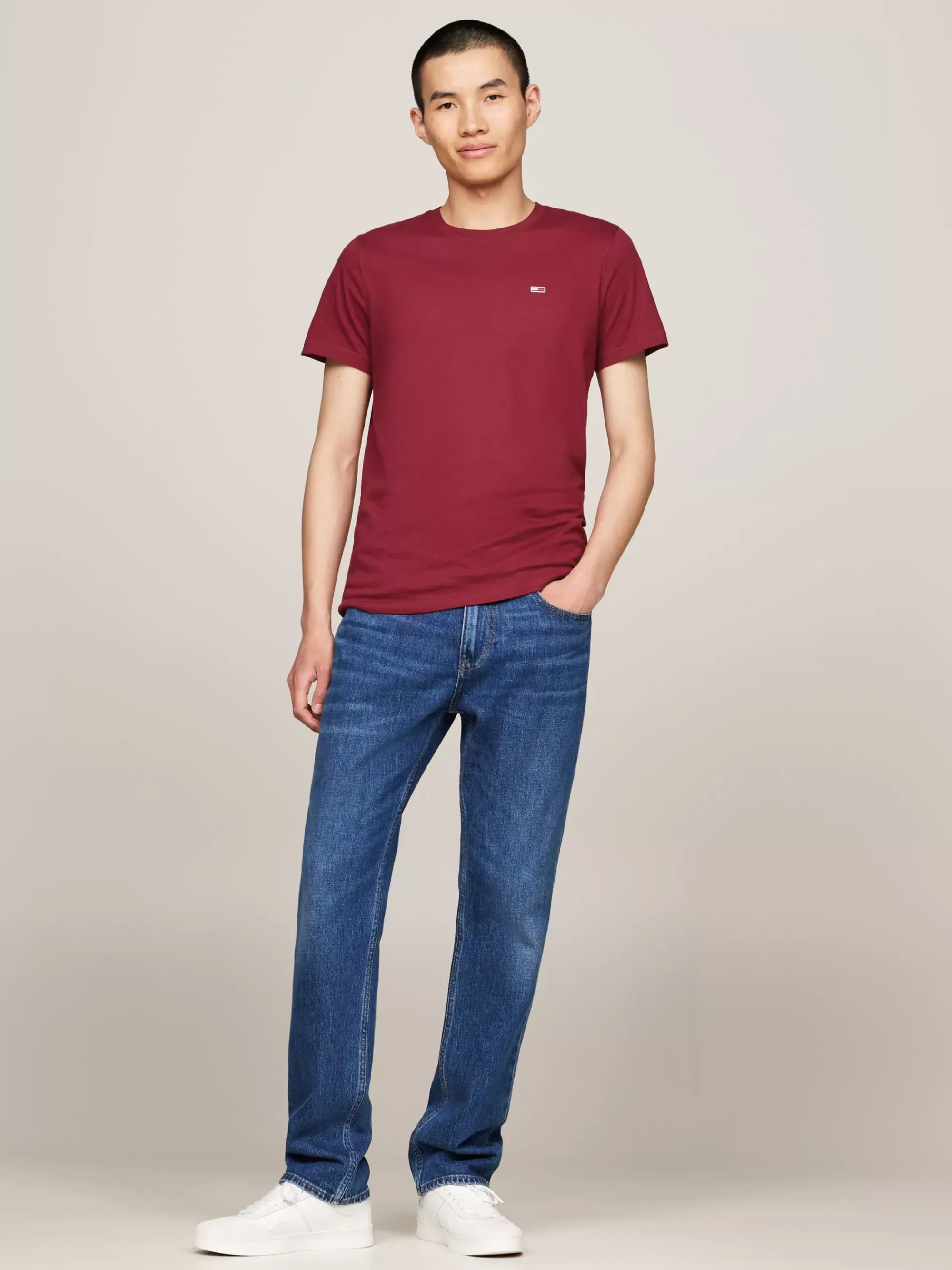 Plus Size Kleding & Inclusieve Maten | T-Shirts*Tommy Hilfiger Set Van 2 Extra Slim Fit T-shirts Van Jersey RED CARPET / GREEN