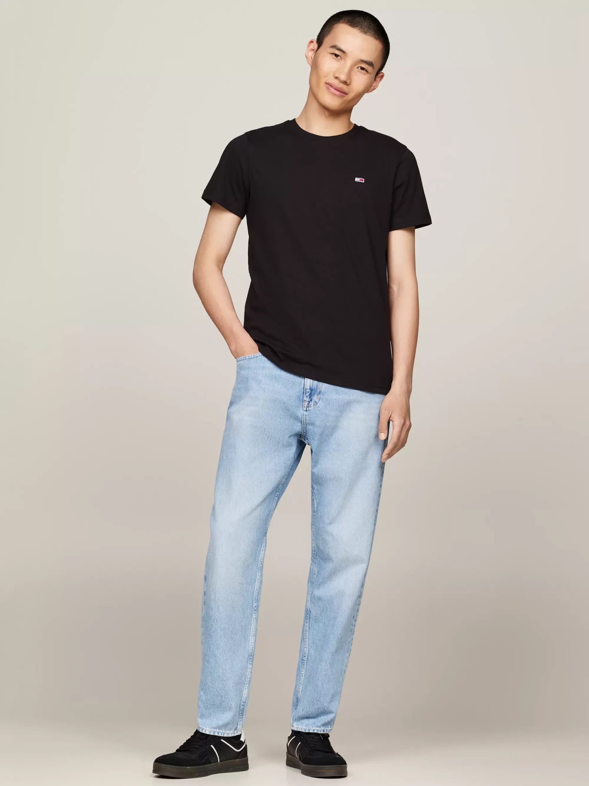 Plus Size Kleding & Inclusieve Maten | T-Shirts*Tommy Hilfiger Set Van 2 Extra Slim Fit T-shirts Van Jersey ANCIENT WHITE / BLACK