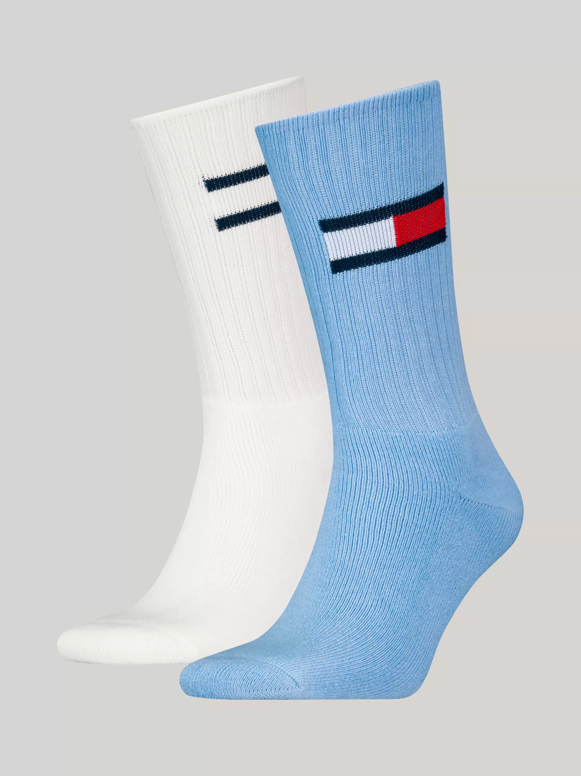 Sokken | Sokken & Panty's*Tommy Hilfiger Set Van 2 Geribde Sokken Met Vlag CASHMERE BLUE