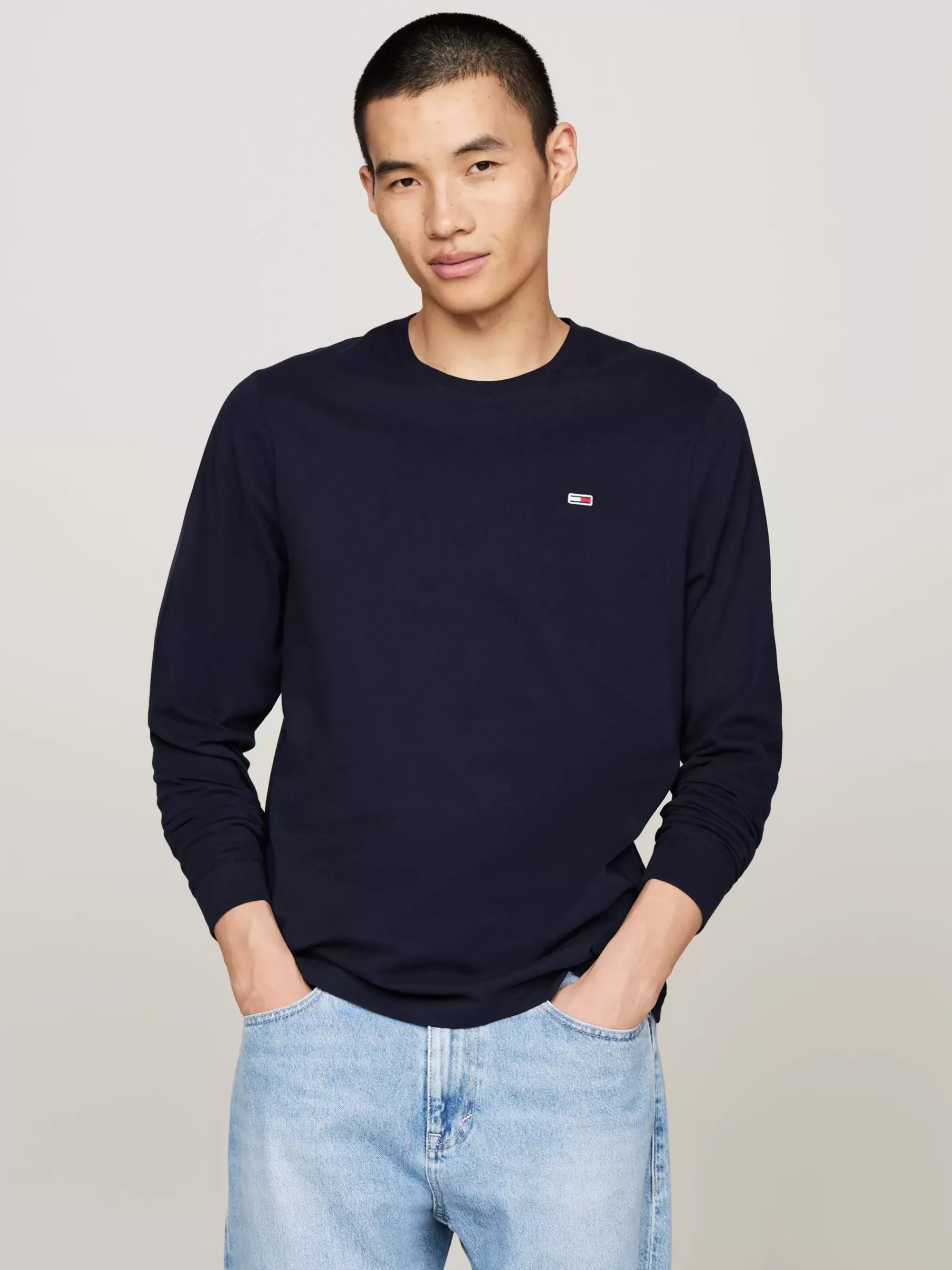 T-Shirts*Tommy Hilfiger Set Van 2 Longsleeve T-shirts Met Logo DARK NIGHT NAVY / WHITE