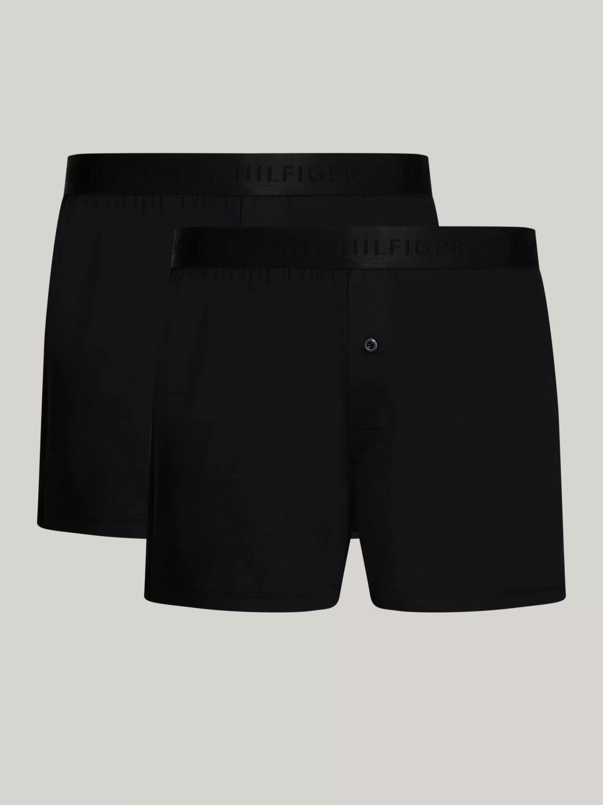 Ondergoed*Tommy Hilfiger Set Van 2 Luxe Jersey Boxershorts BLACK / BLACK