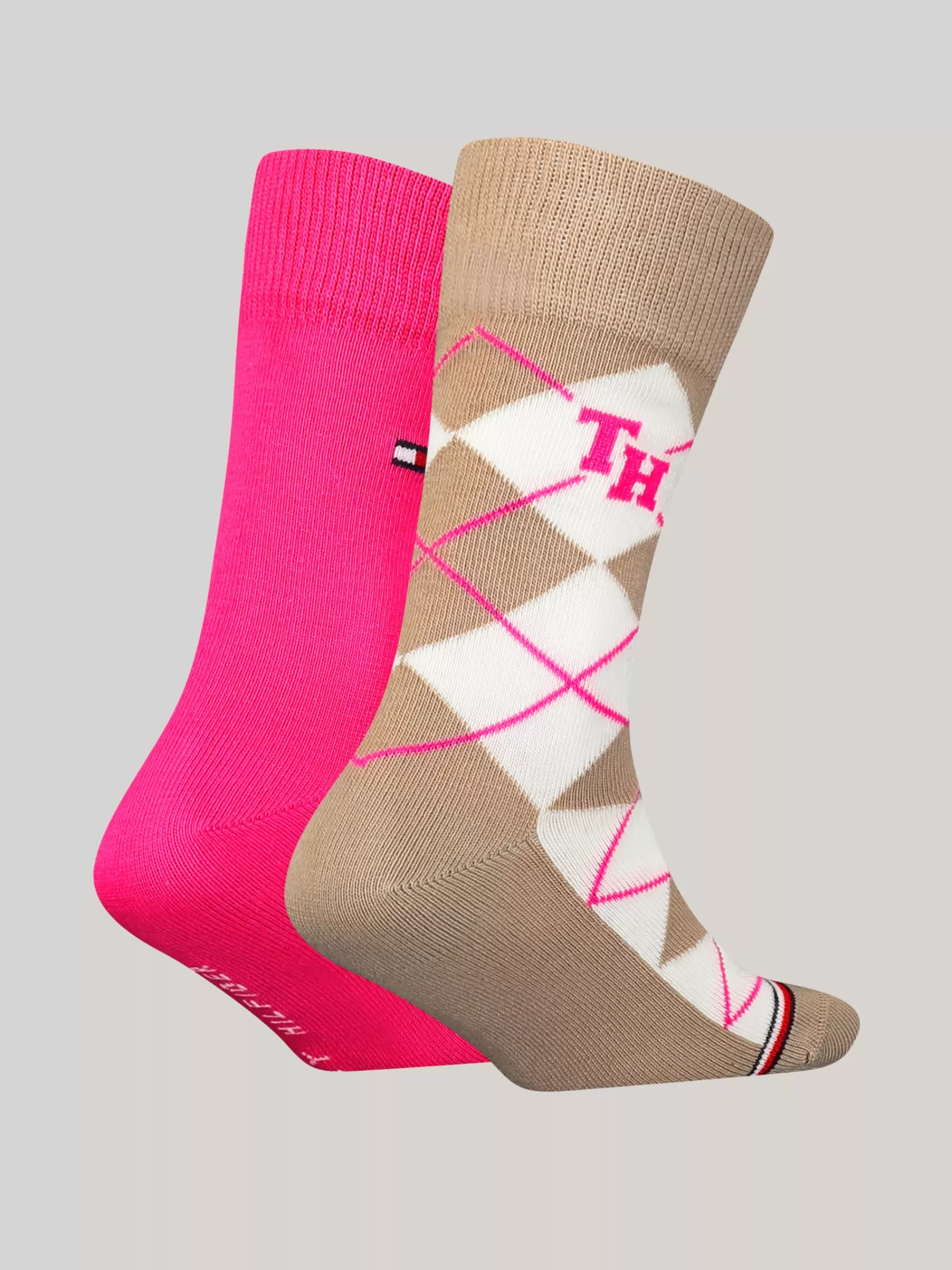 Ondergoed & Sokken | Underwear & Socks*Tommy Hilfiger Set Van 2 Paar Classics Sokken Met Argyle-ruit SAND COMBO