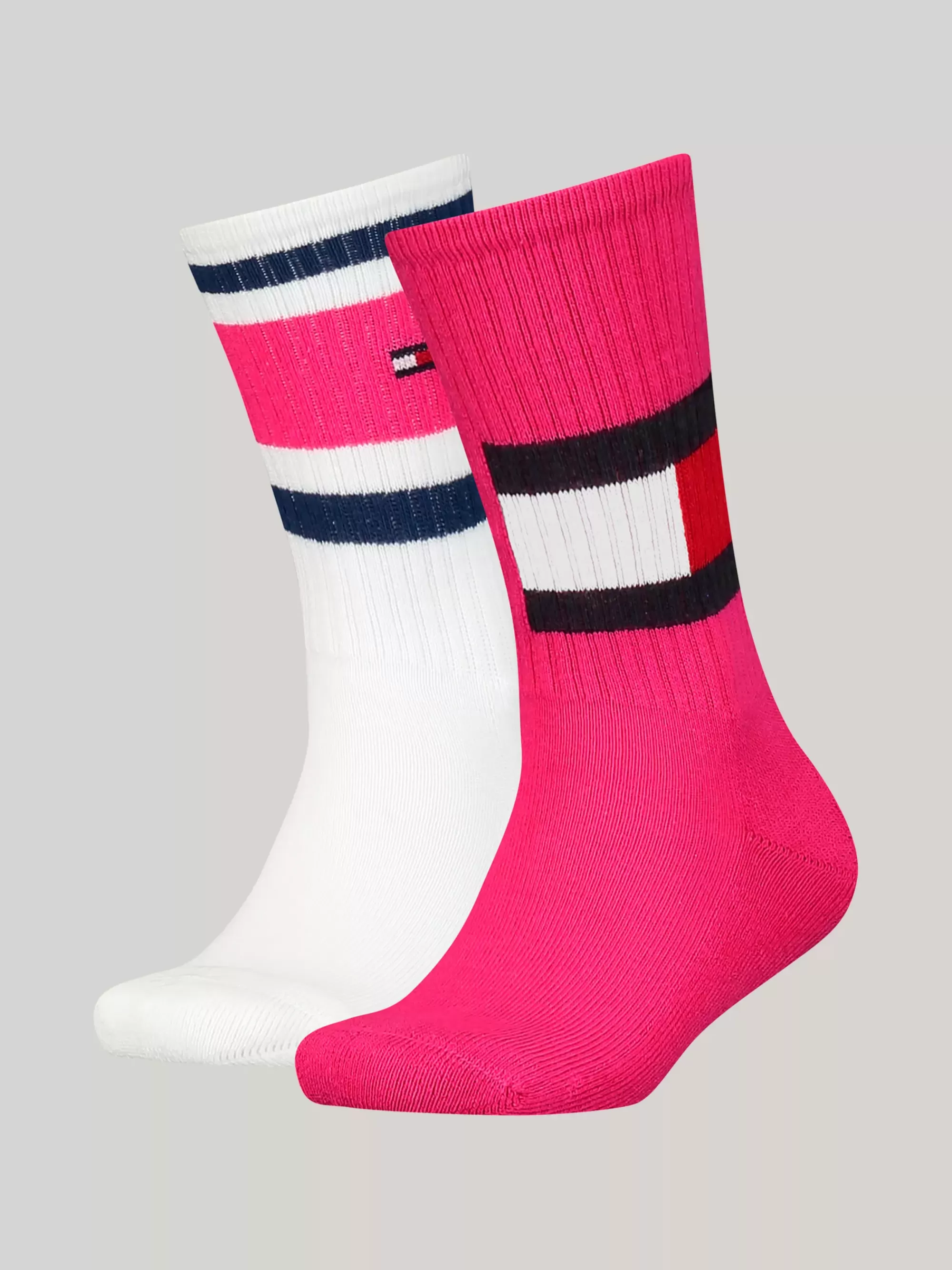 Ondergoed & Sokken | Underwear & Socks*Tommy Hilfiger Set Van 2 Paar Colour-blocked Sokken Met Vlag RED.