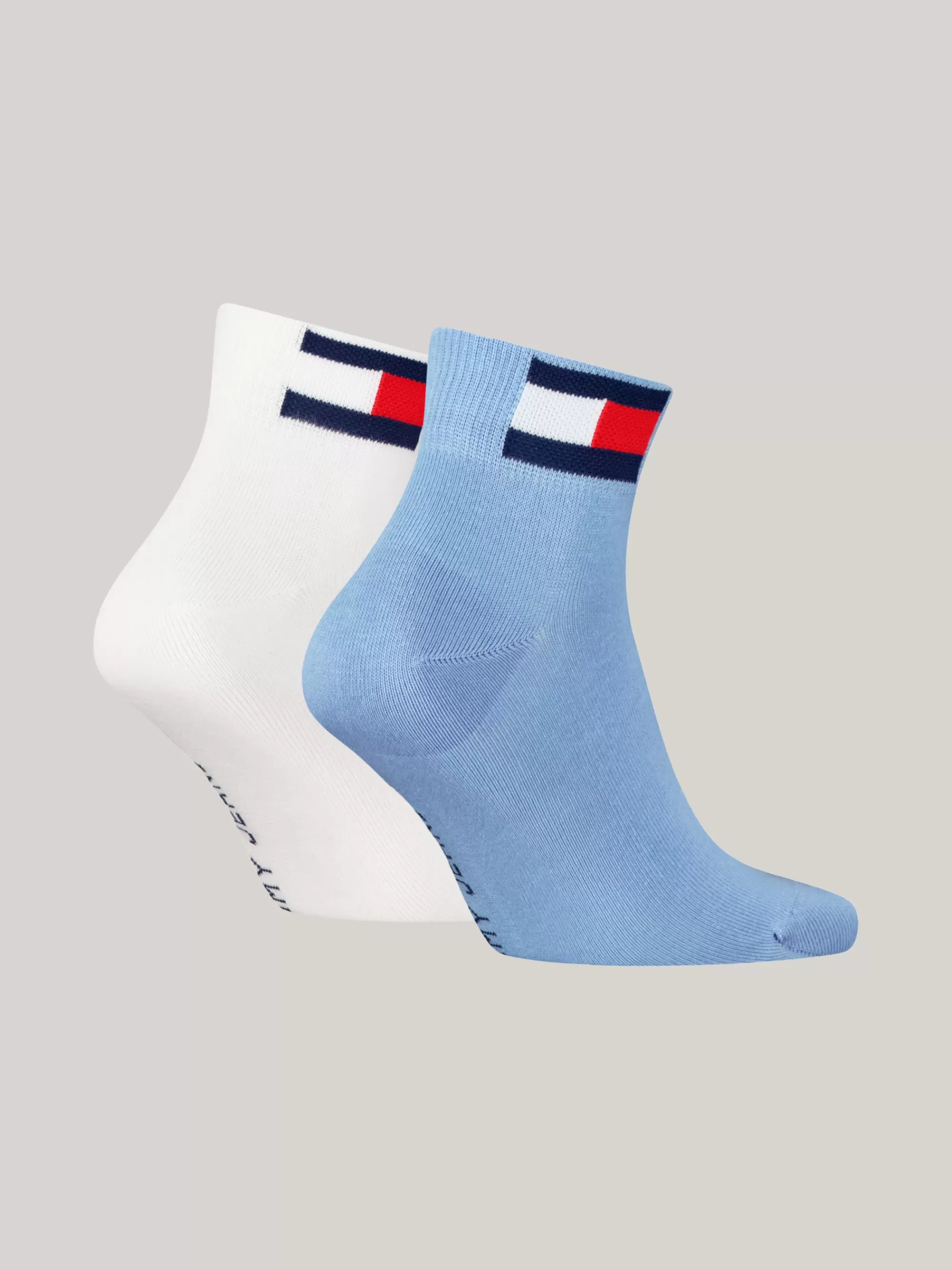 Sokken & Panty's*Tommy Hilfiger Set Van 2 Paar Enkelsokken Met Vlag CASHMERE BLUE