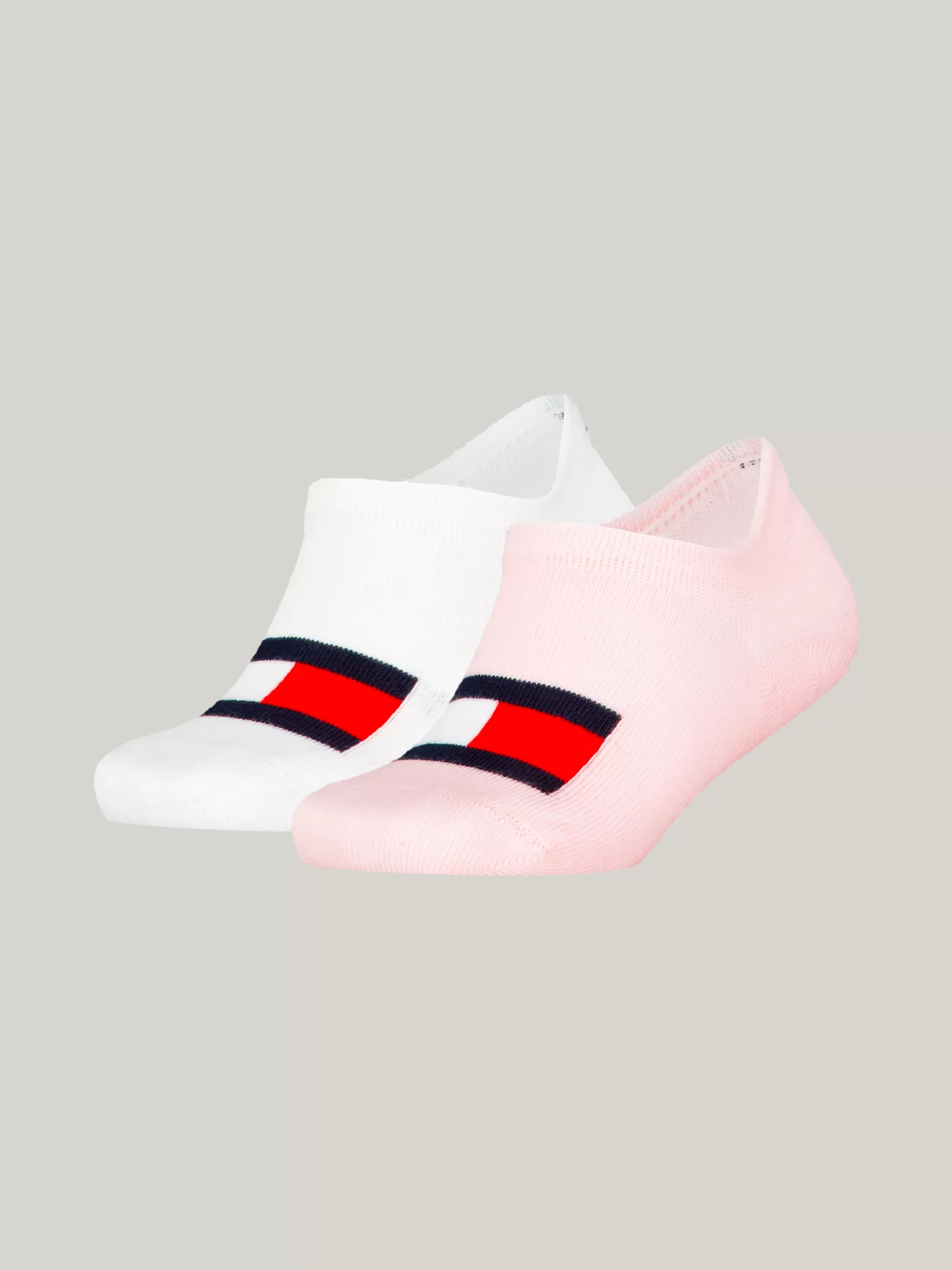 Ondergoed & Sokken | Underwear & Socks*Tommy Hilfiger Set Van 2 Paar Footies Met Vlag PINK COMBO