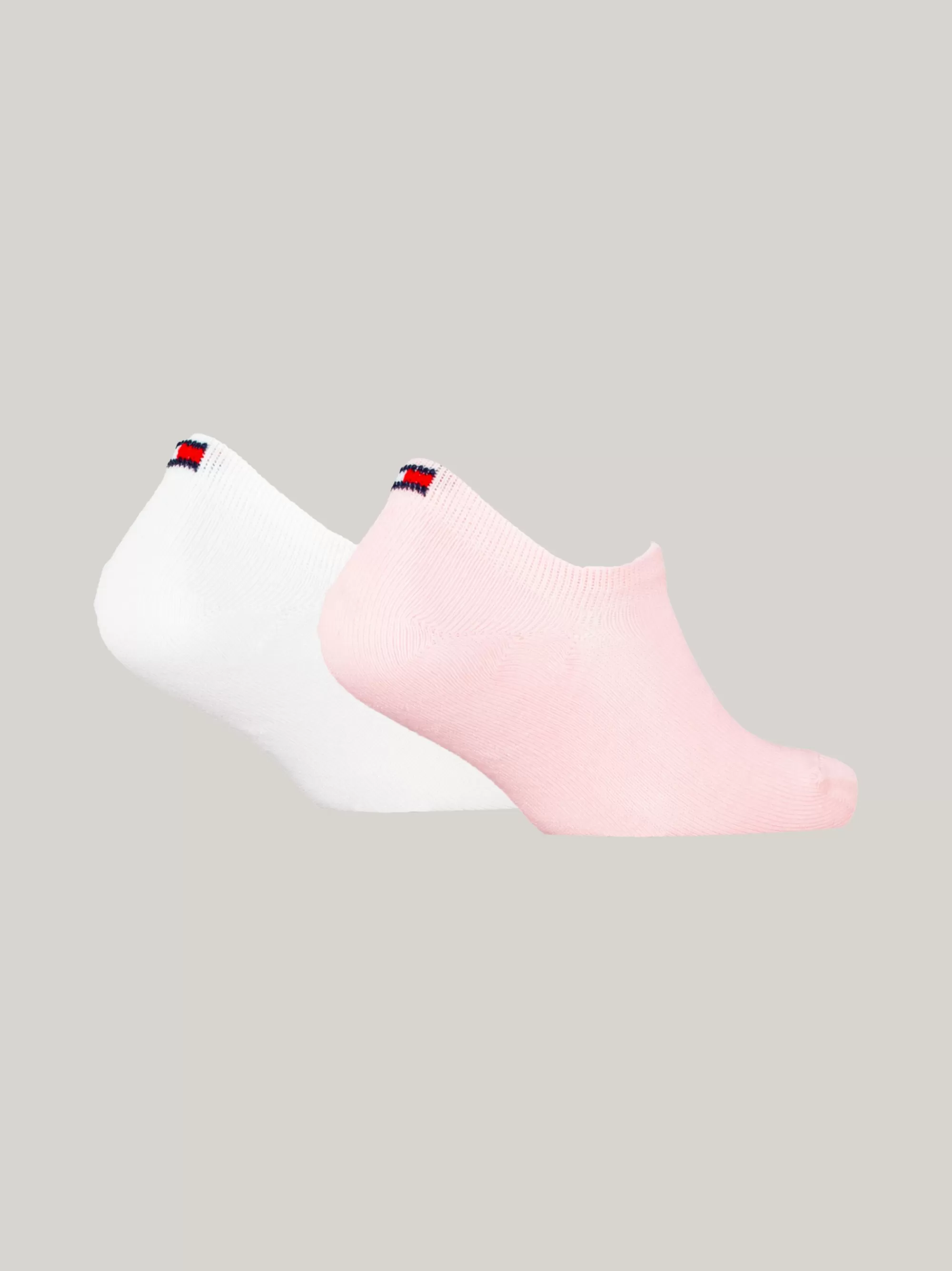 Ondergoed & Sokken | Underwear & Socks*Tommy Hilfiger Set Van 2 Paar Footies Met Vlag PINK COMBO