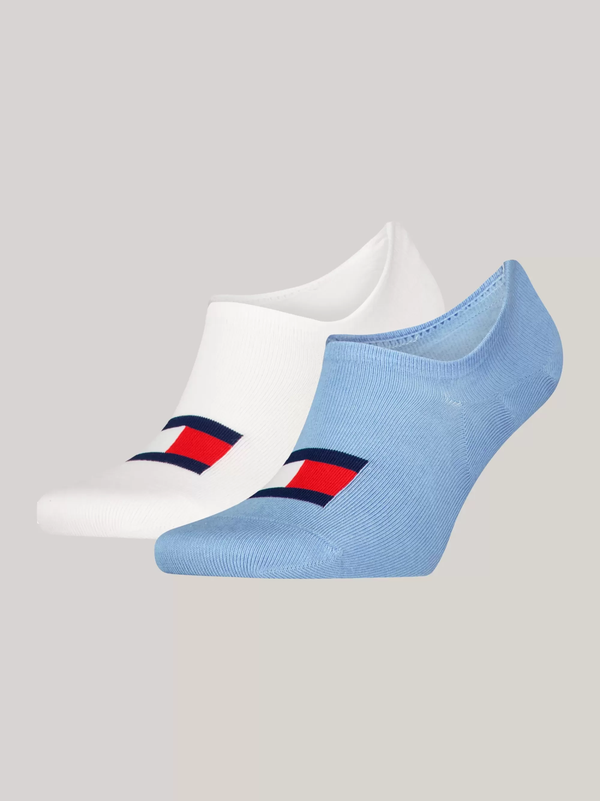 Sokken | Sokken & Panty's*Tommy Hilfiger Set Van 2 Paar Footie-sokken Met Vlag CASHMERE BLUE